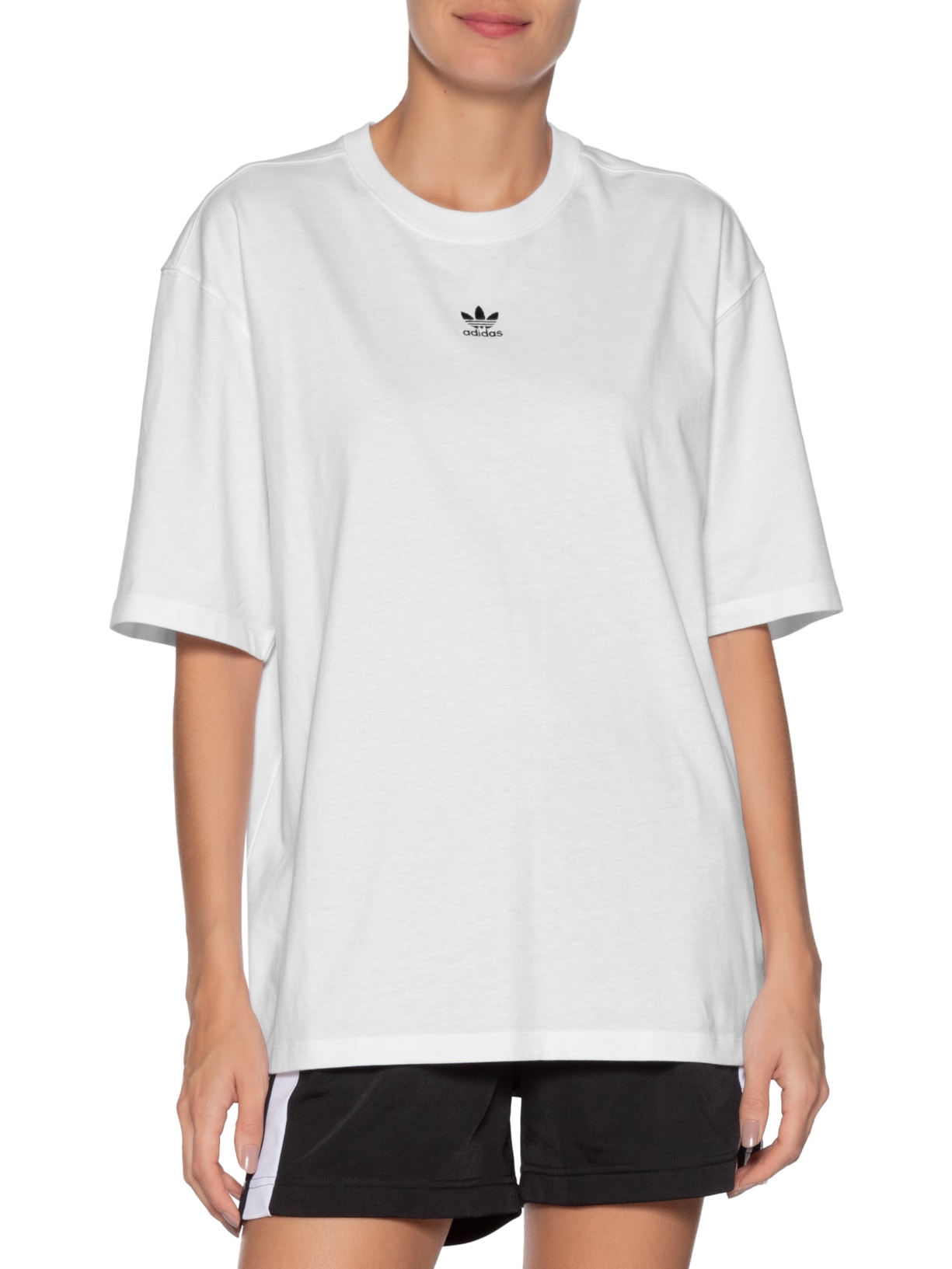 Camiseta Feminina Essentials Boyfriend Branco Adidas Originals