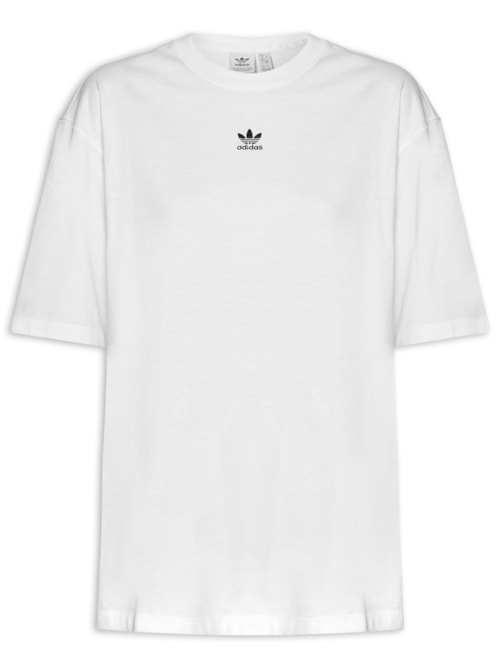 Camiseta Feminina Essentials Boyfriend - Branco
