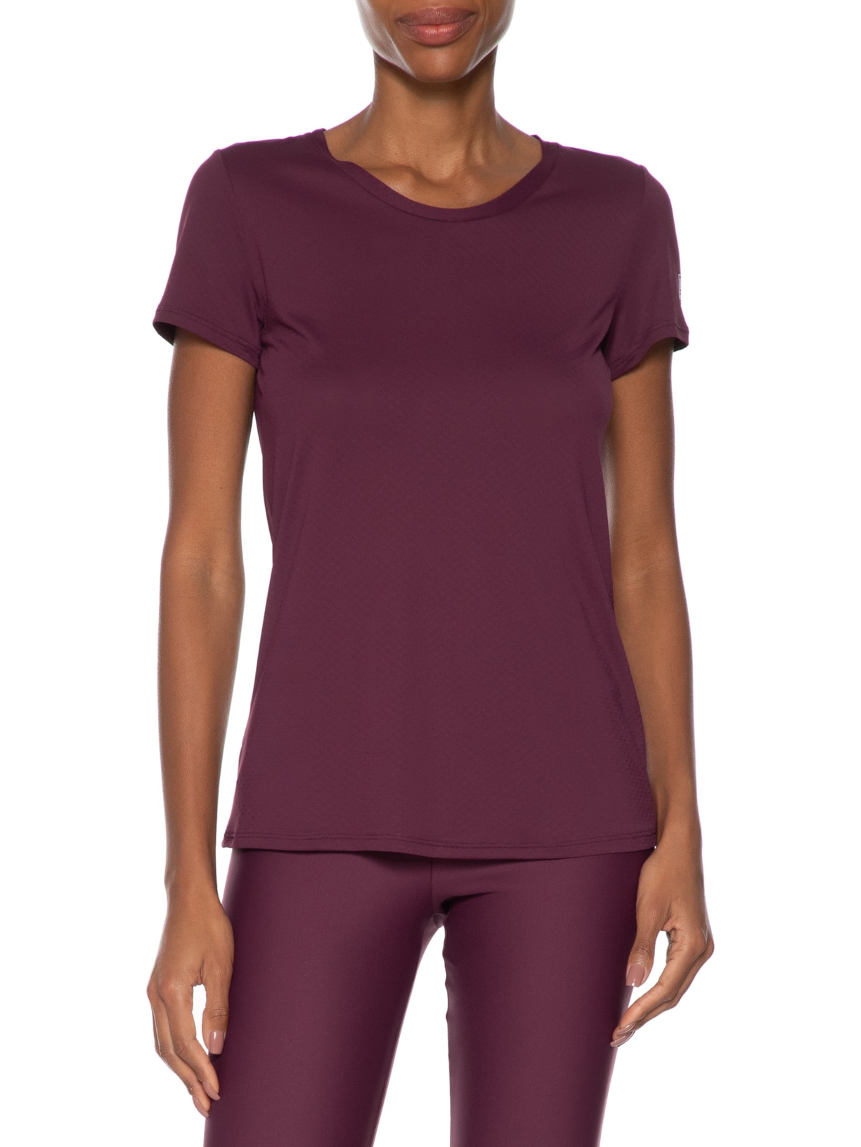 Camiseta Feminina Essentials Vinho Body For Sure