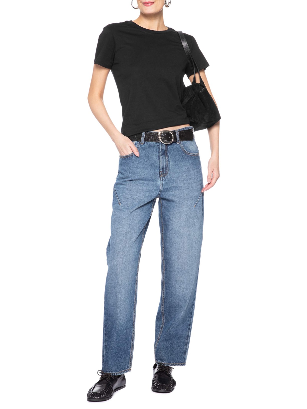 Camiseta Feminina Essentials – Preto Calvin Klein Jeans