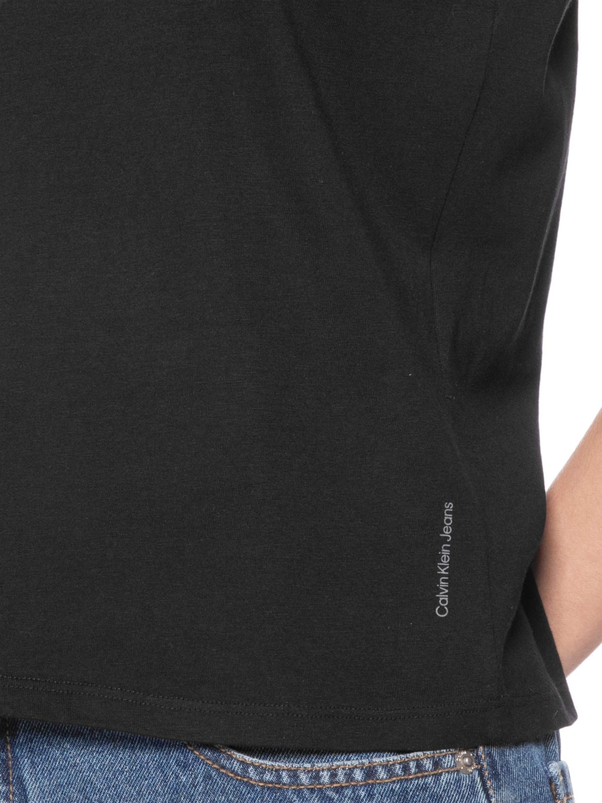 Camiseta Feminina Essentials – Preto Calvin Klein Jeans