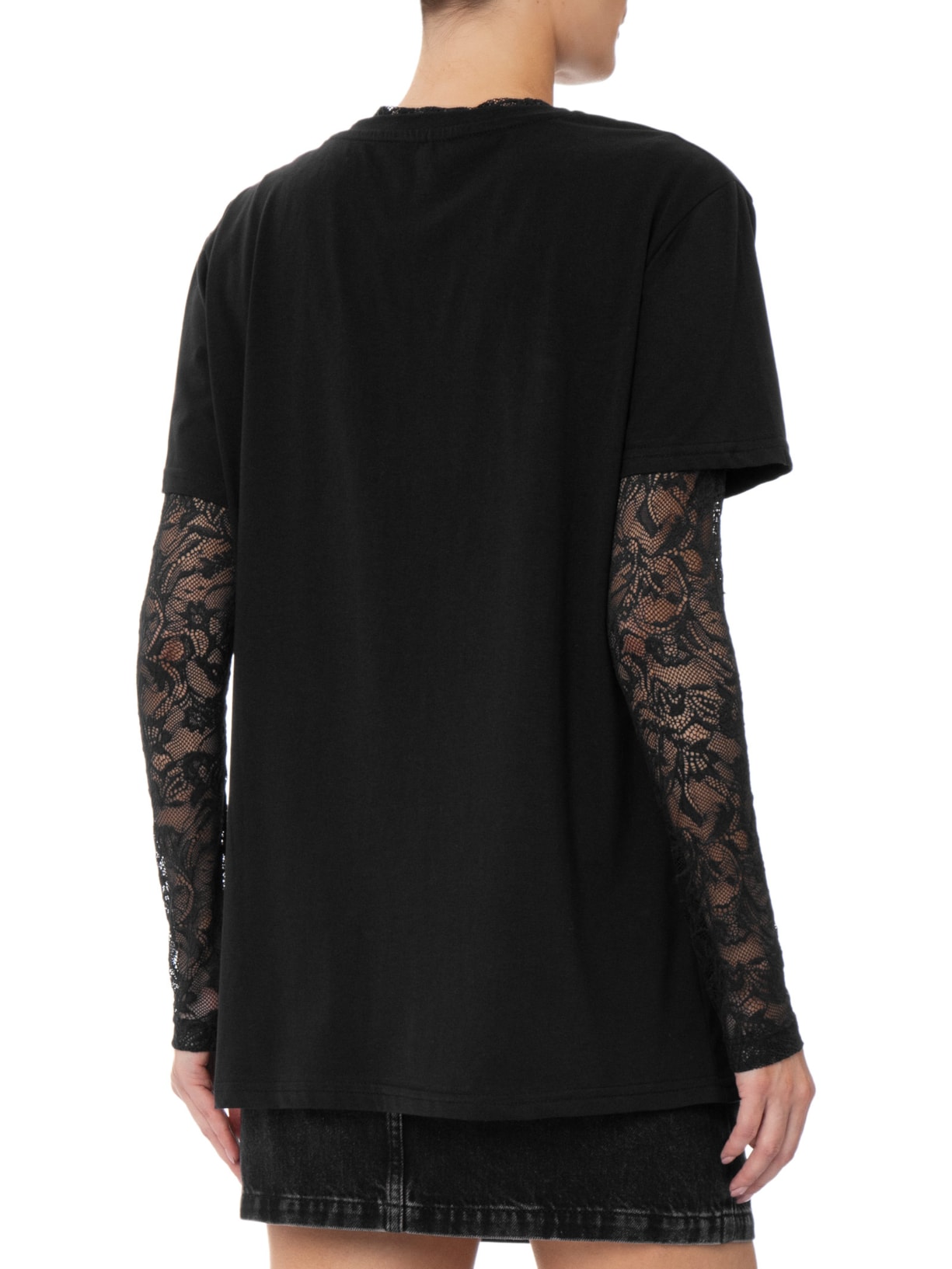Camiseta Feminina Estampa Tropicale Preto Market 33