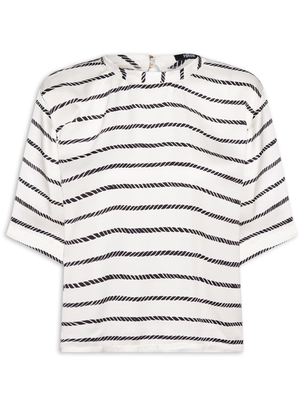 Camiseta Feminina Estampada Branco Forum