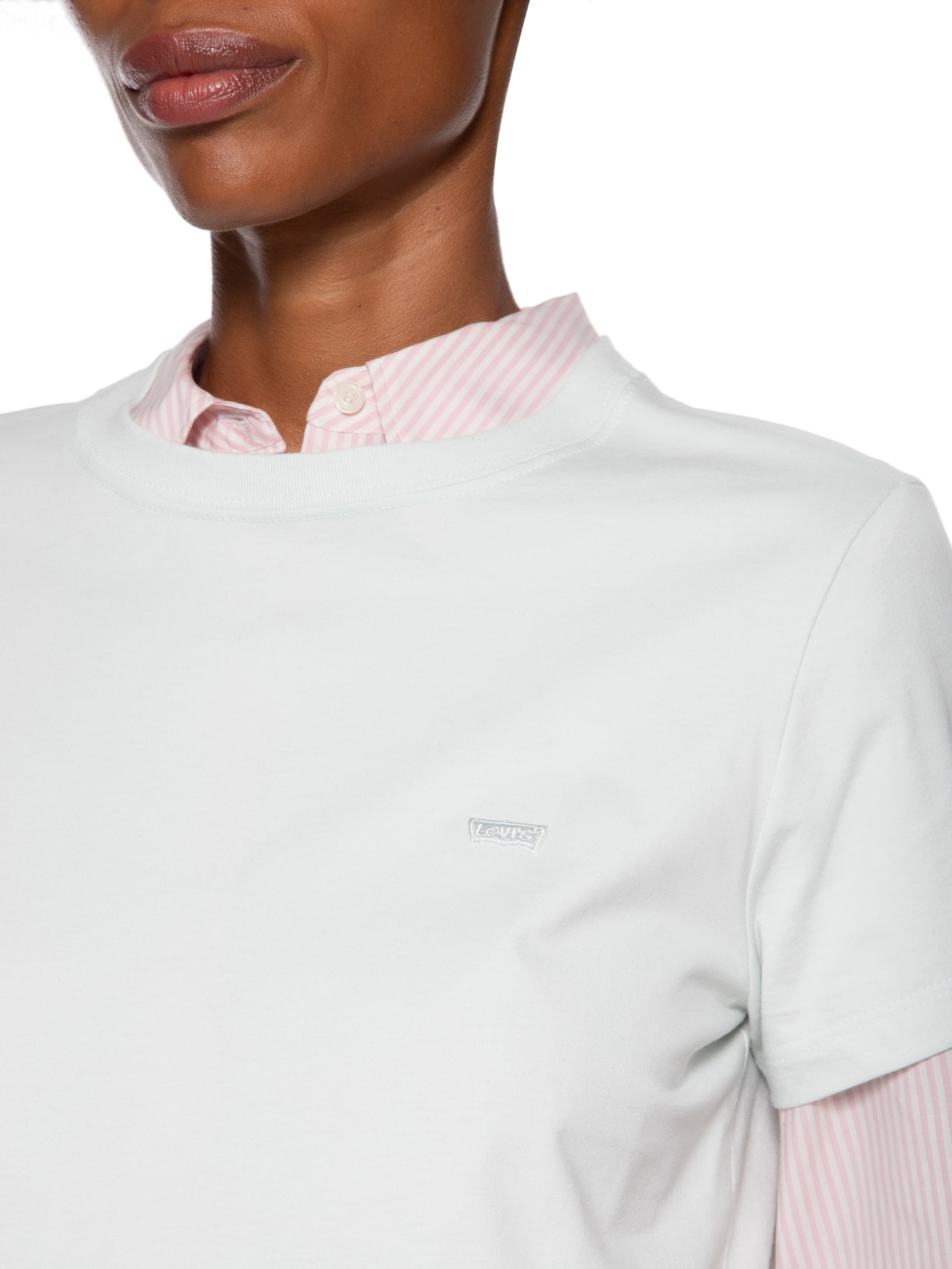 Camiseta Feminina Favorite Cotton Tee Azul Levi's