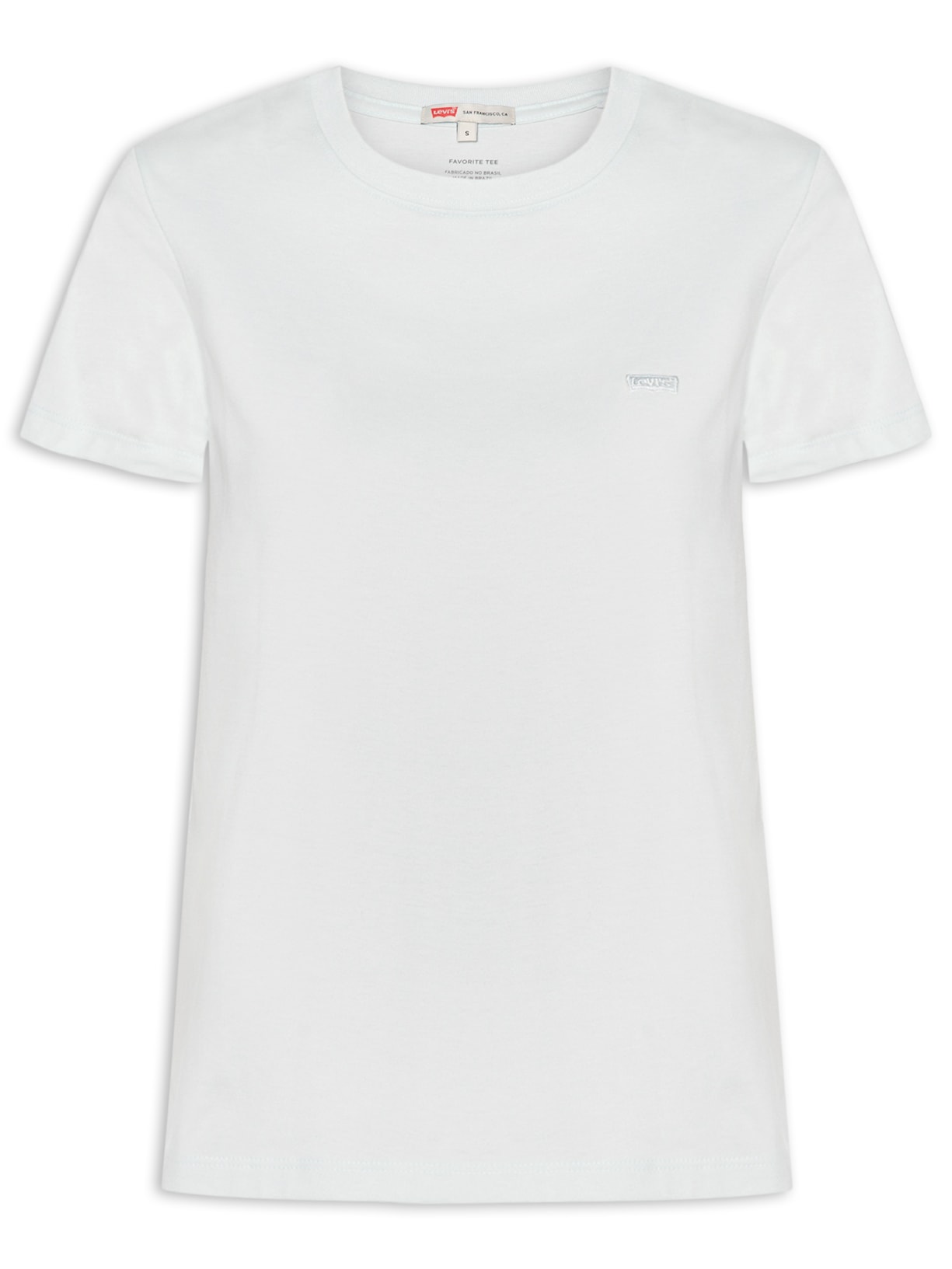 Camiseta Feminina Favorite Cotton Tee Azul Levi's