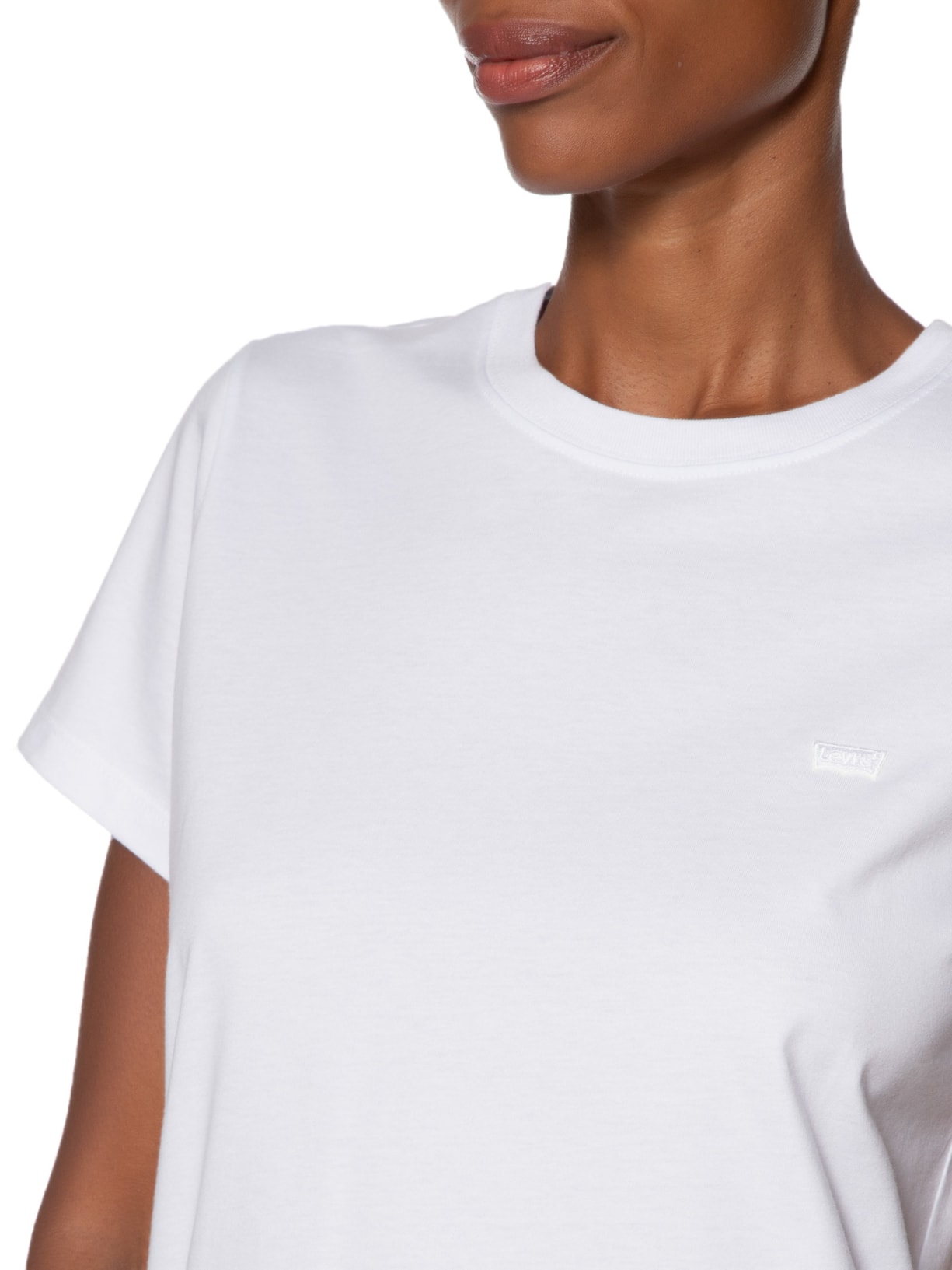 Camiseta Feminina Favorite Cotton Tee Branco Levi's