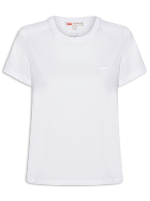 Camiseta Feminina Favorite Cotton Tee - Branco