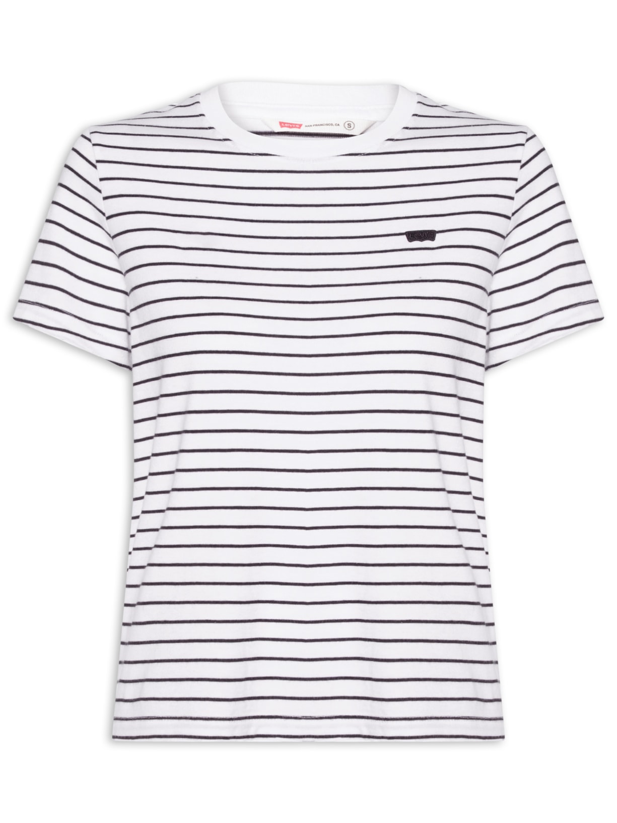 Camiseta Feminina Favorite Cotton Tee Branco Levi's