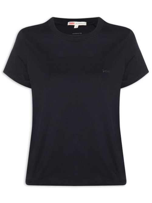Camiseta Feminina Favorite Cotton Tee - Preto