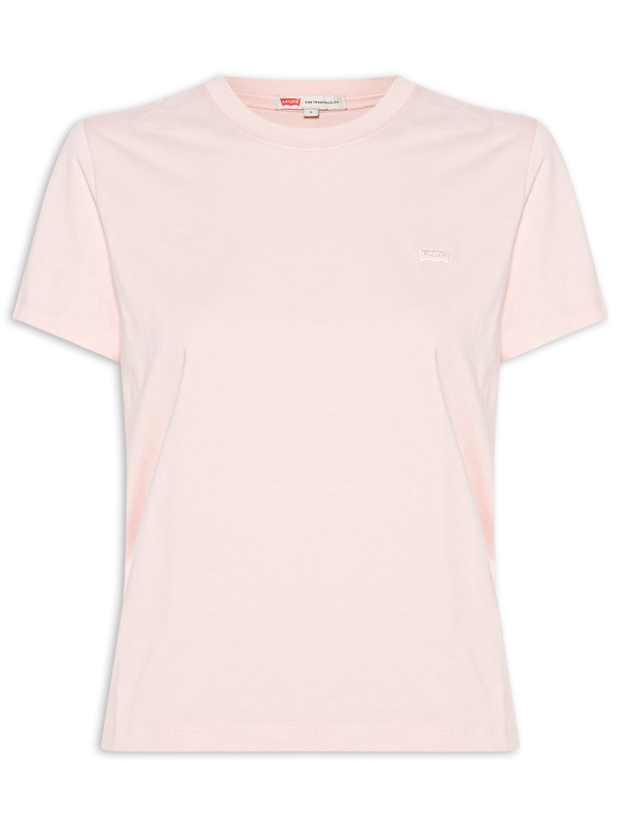 Camiseta Feminina Favorite Cotton Tee Rosa Levi's