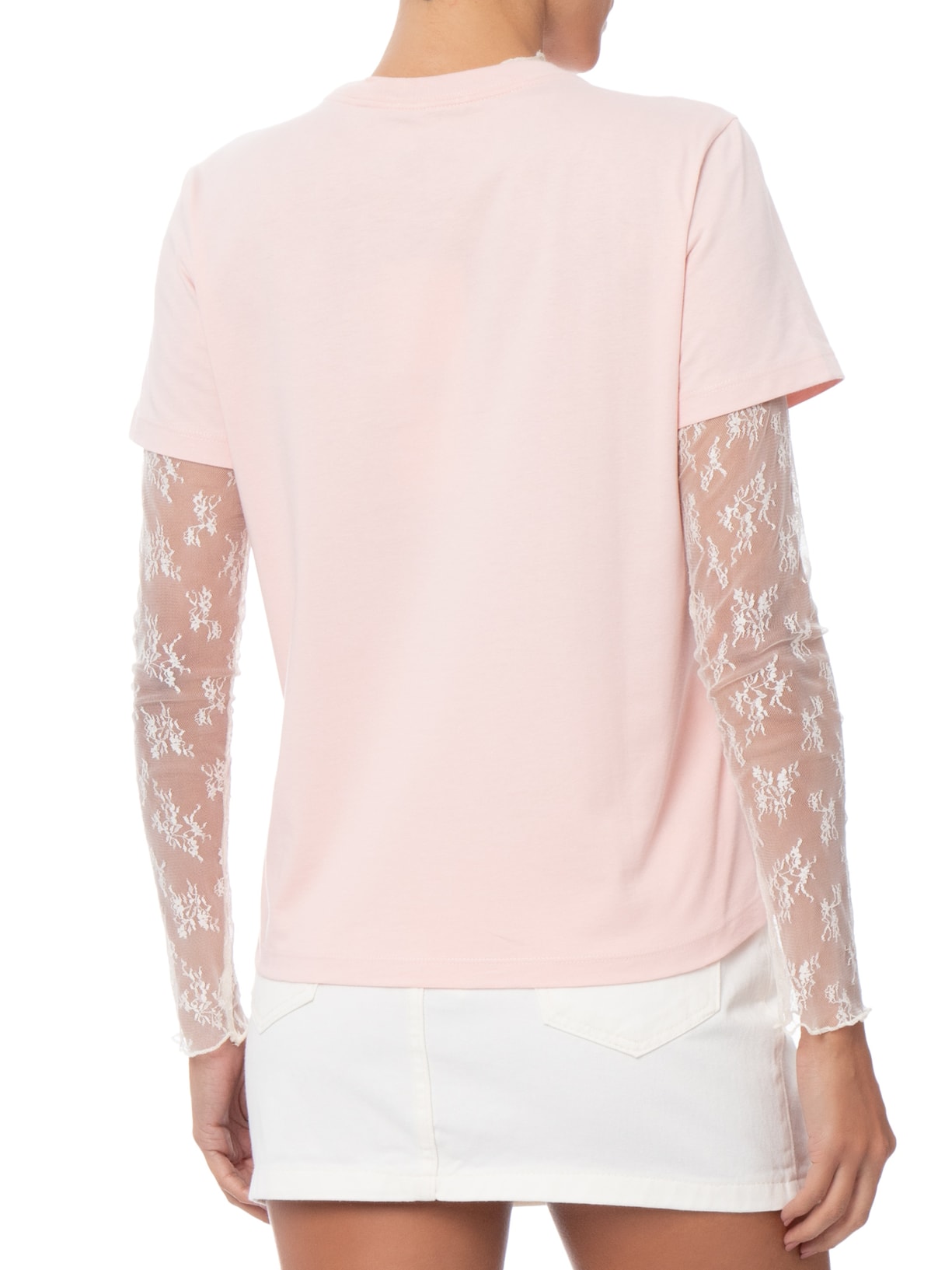 Camiseta Feminina Favorite Cotton Tee Rosa Levi's