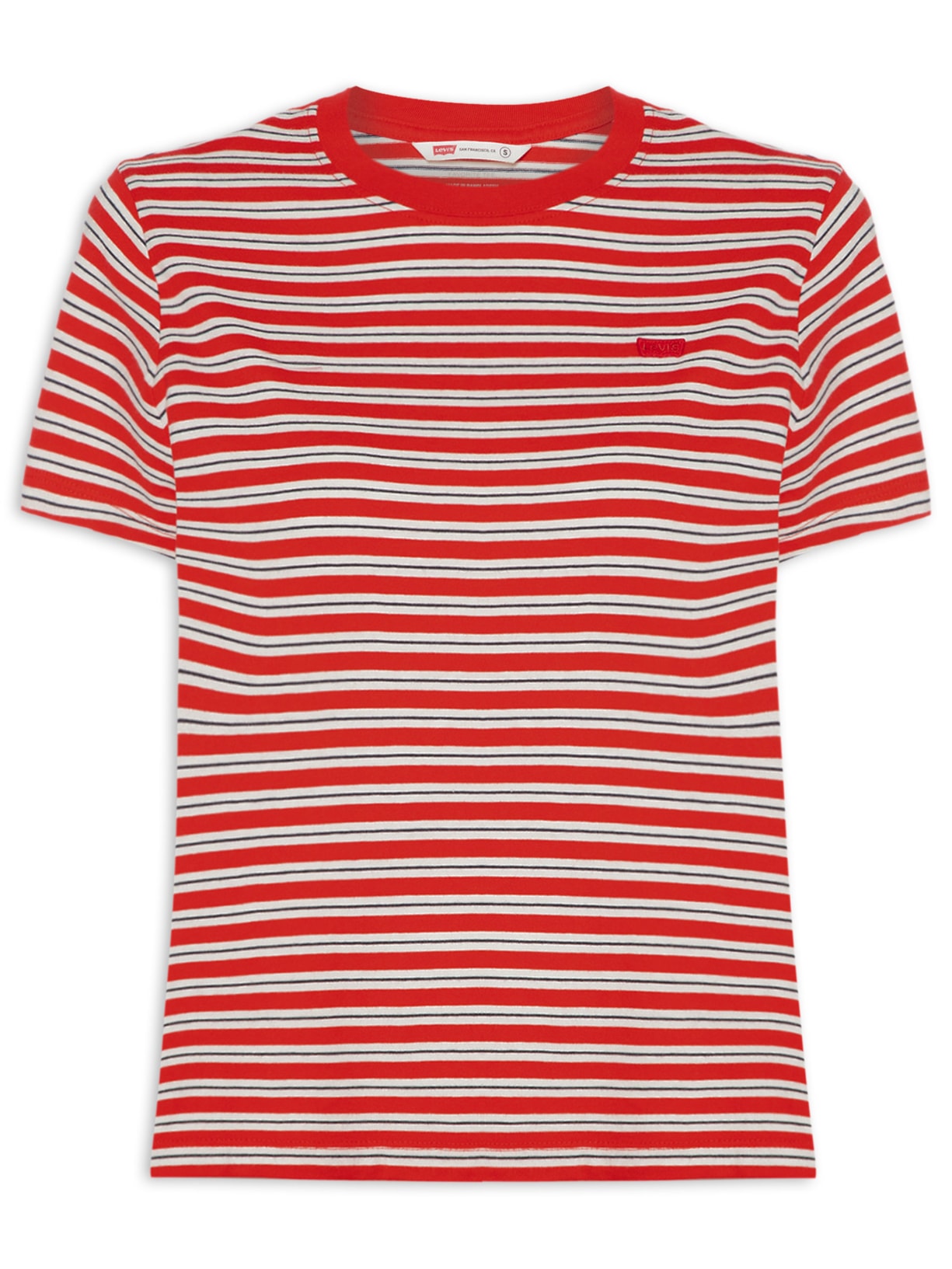 Camiseta Feminina Favorite Cotton Tee Vermelho Levi's