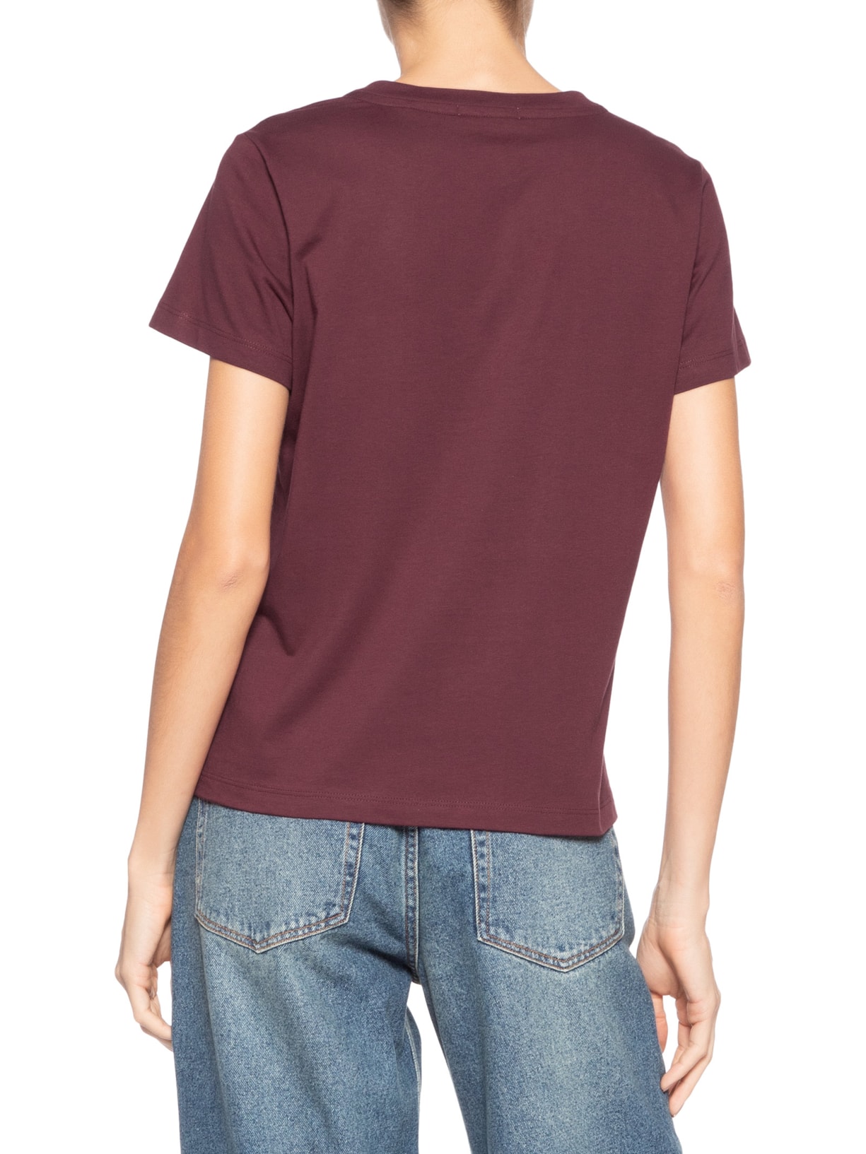 Camiseta Feminina Favorite V-Neck HM Vermelho Levi's
