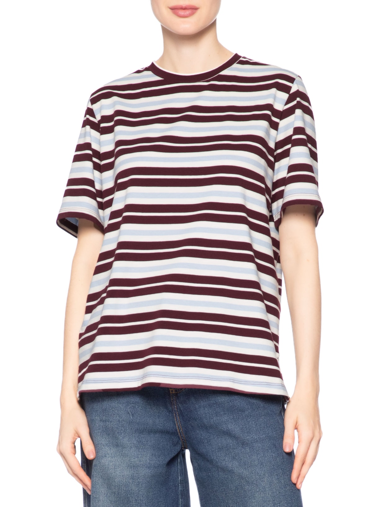 Camiseta Feminina Fio Tinto Azul Animale