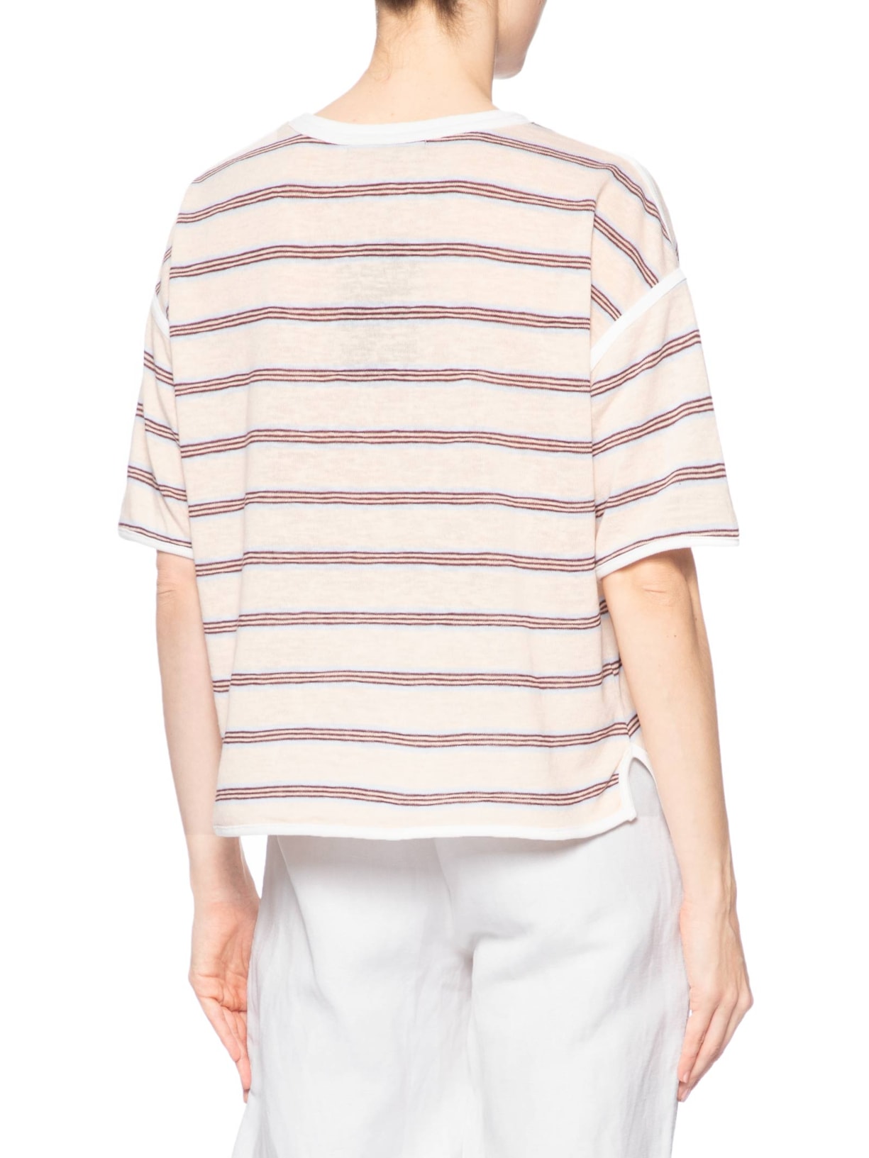 Camiseta Feminina Fio Tinto Essence Bege Animale