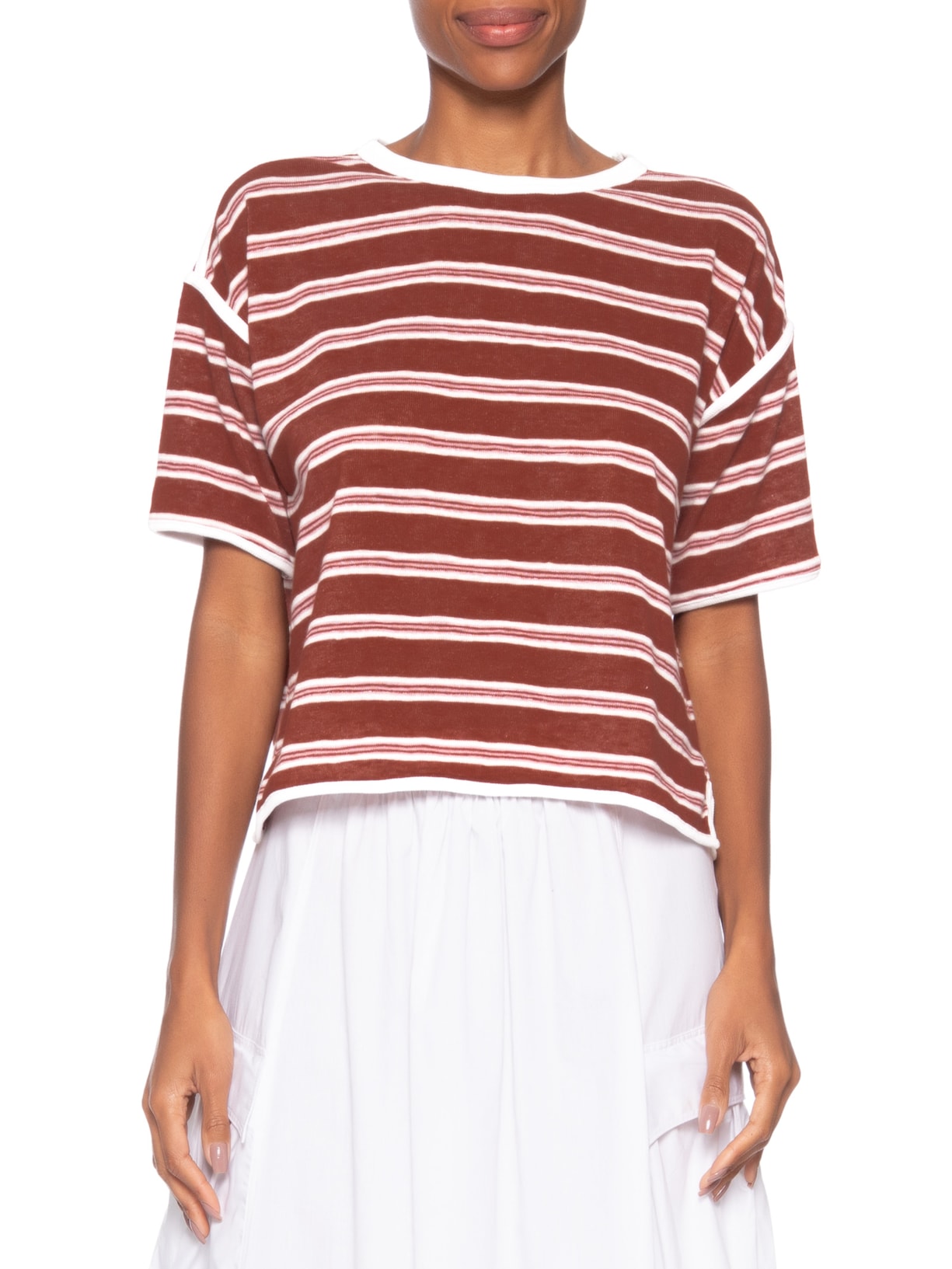 Camiseta Feminina Fio Tinto Essence – Vermelho Animale