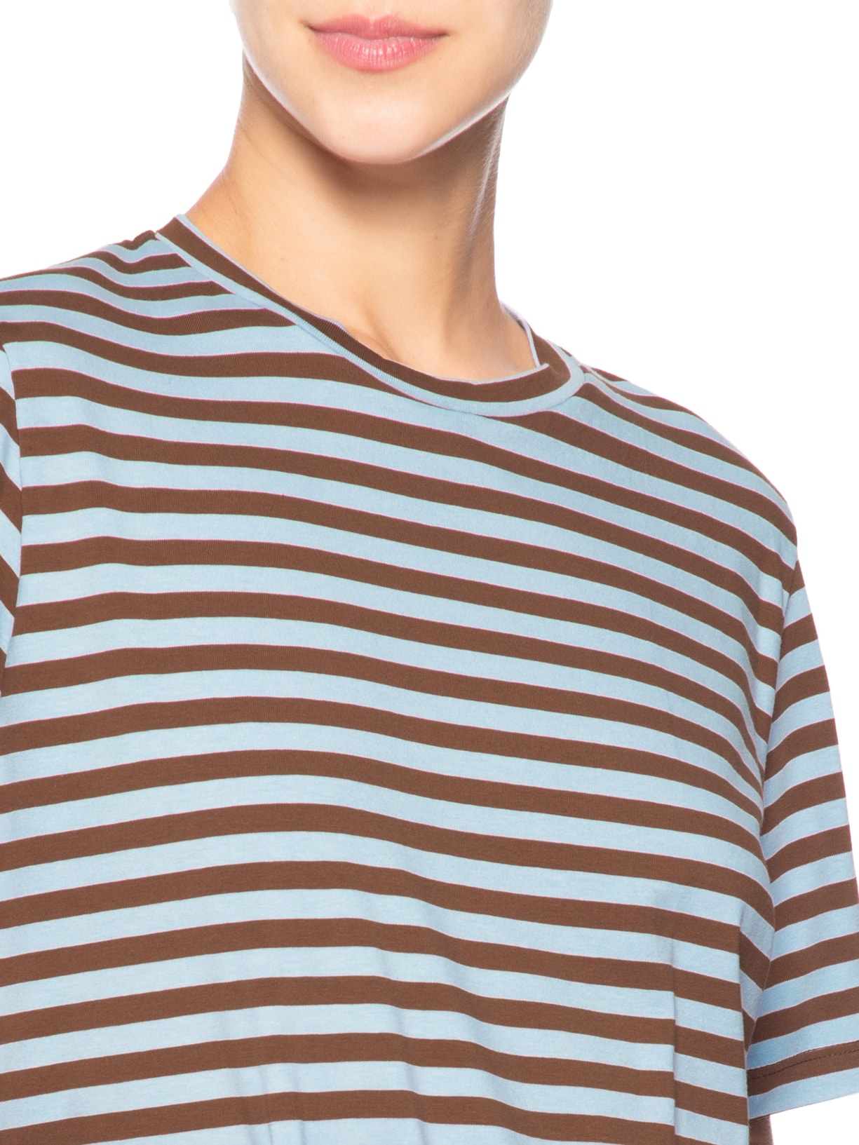 Camiseta Feminina Fio Tinto Marrom Animale