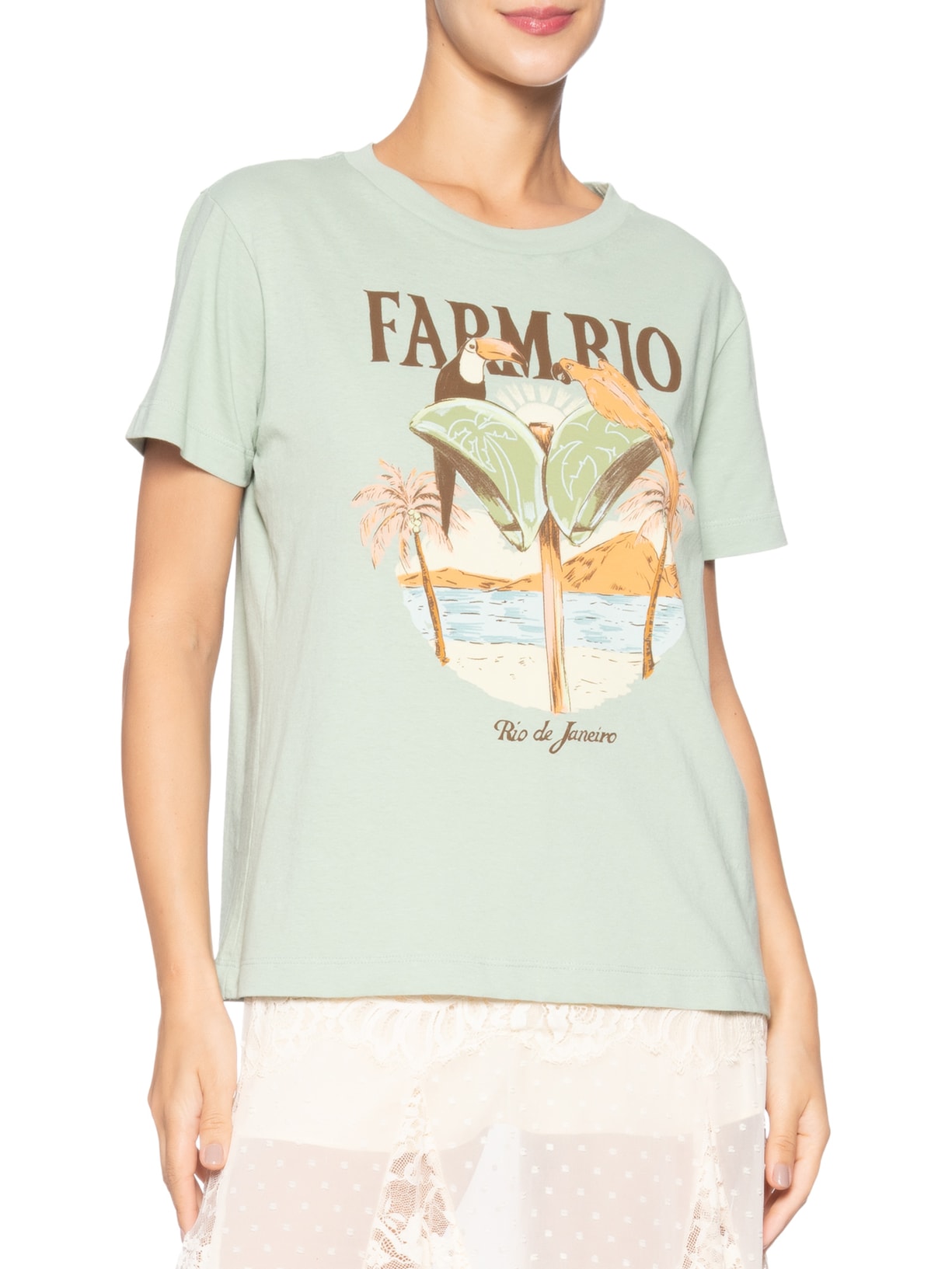 Camiseta Feminina Fit Orelhão Rio Verde Farm