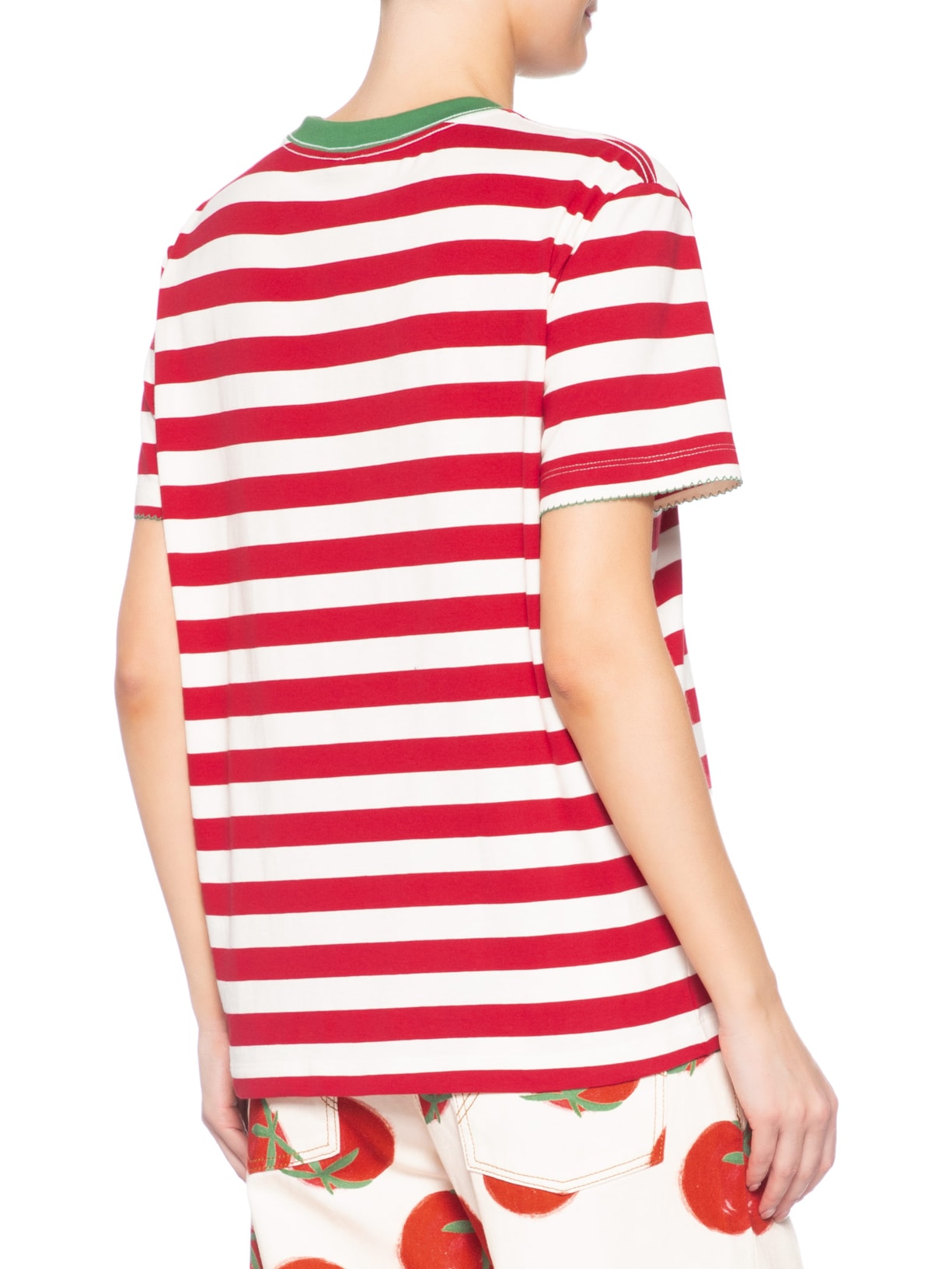 Camiseta Feminina Fit Pássaros Tomate Vermelho Farm