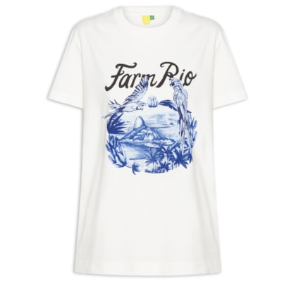 Camiseta Feminina Fit Portal Araras - Branco