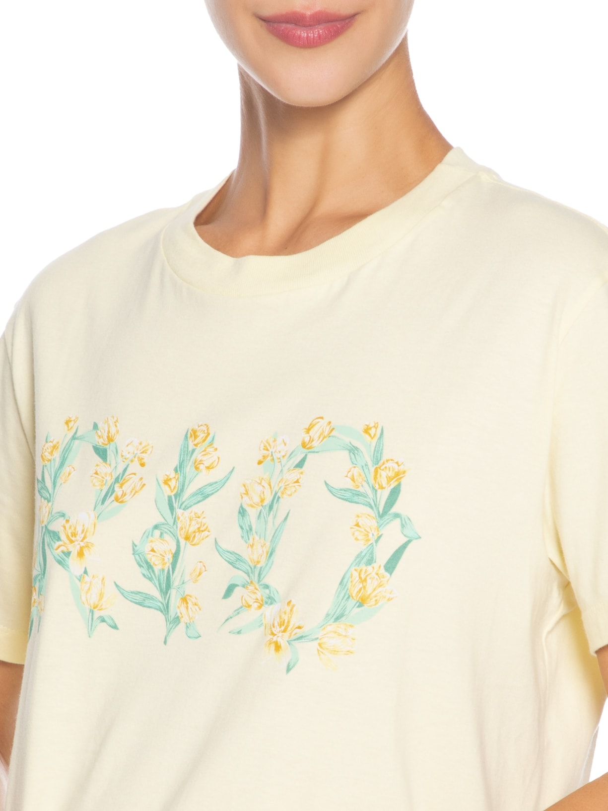 Camiseta Feminina Fit Tulipa Rio Julia Amarelo Farm