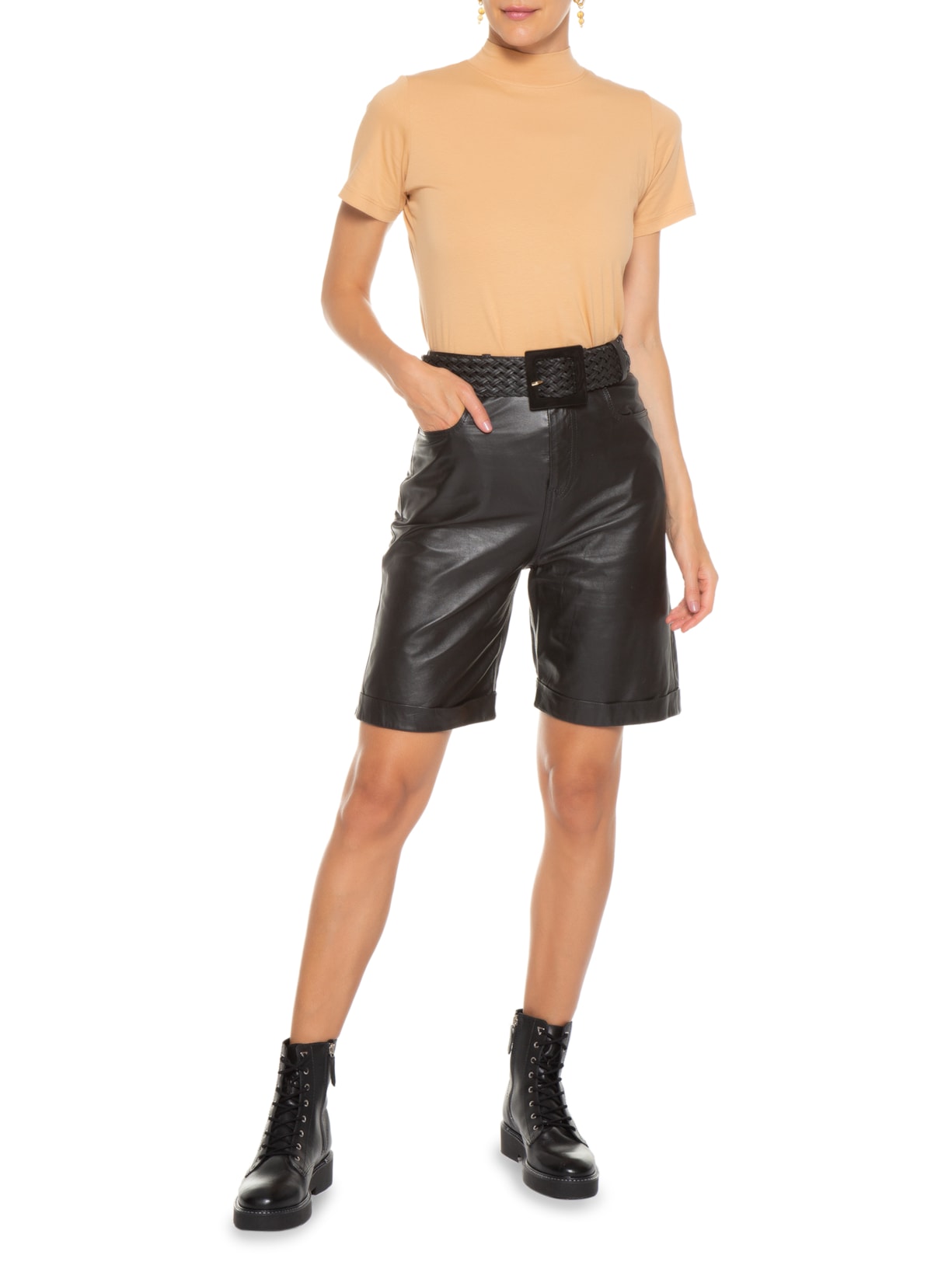 Camiseta Feminina Francesca Bege Camys