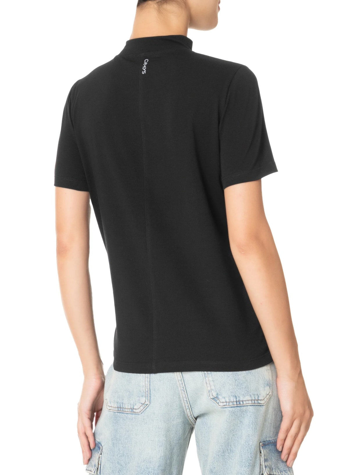 Camiseta Feminina Francesca Preto Camys