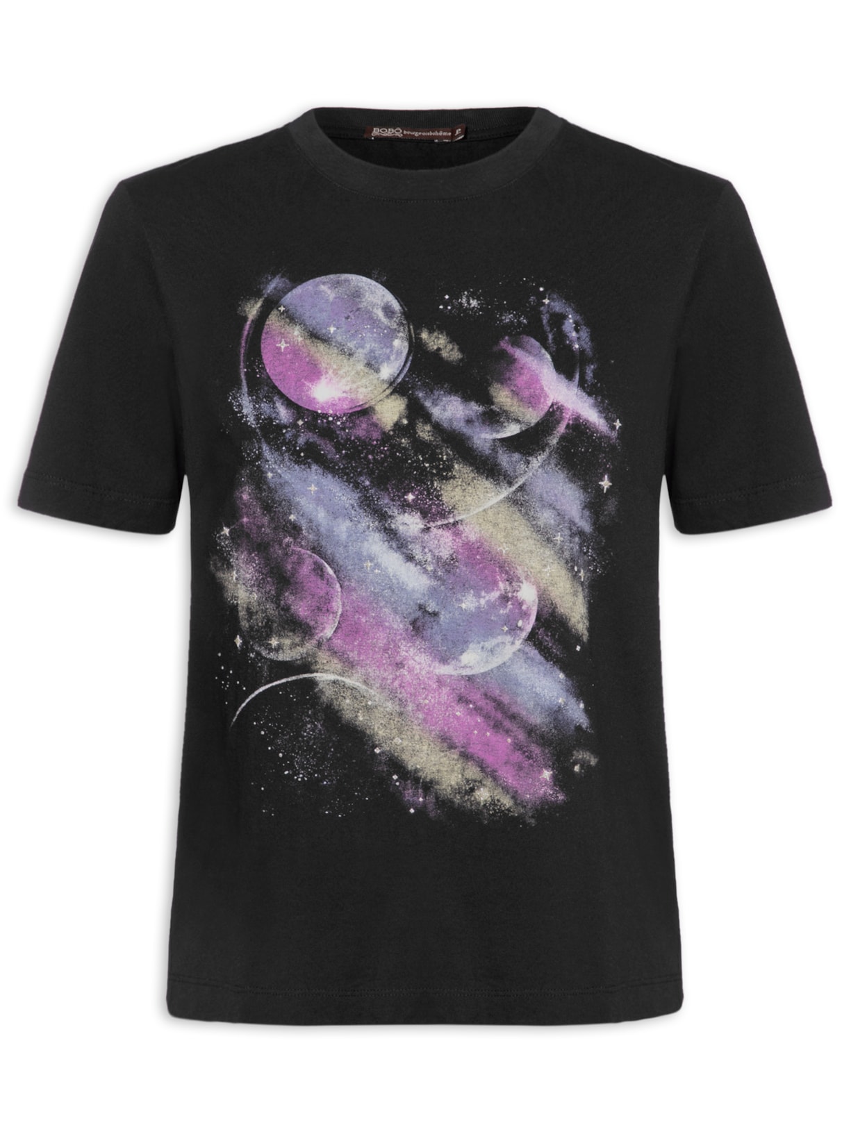 Camiseta Feminina Full Moon - Preto