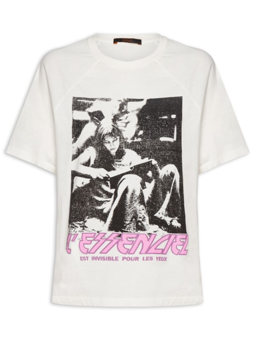 Camiseta Feminina Fun Essencial - Branco