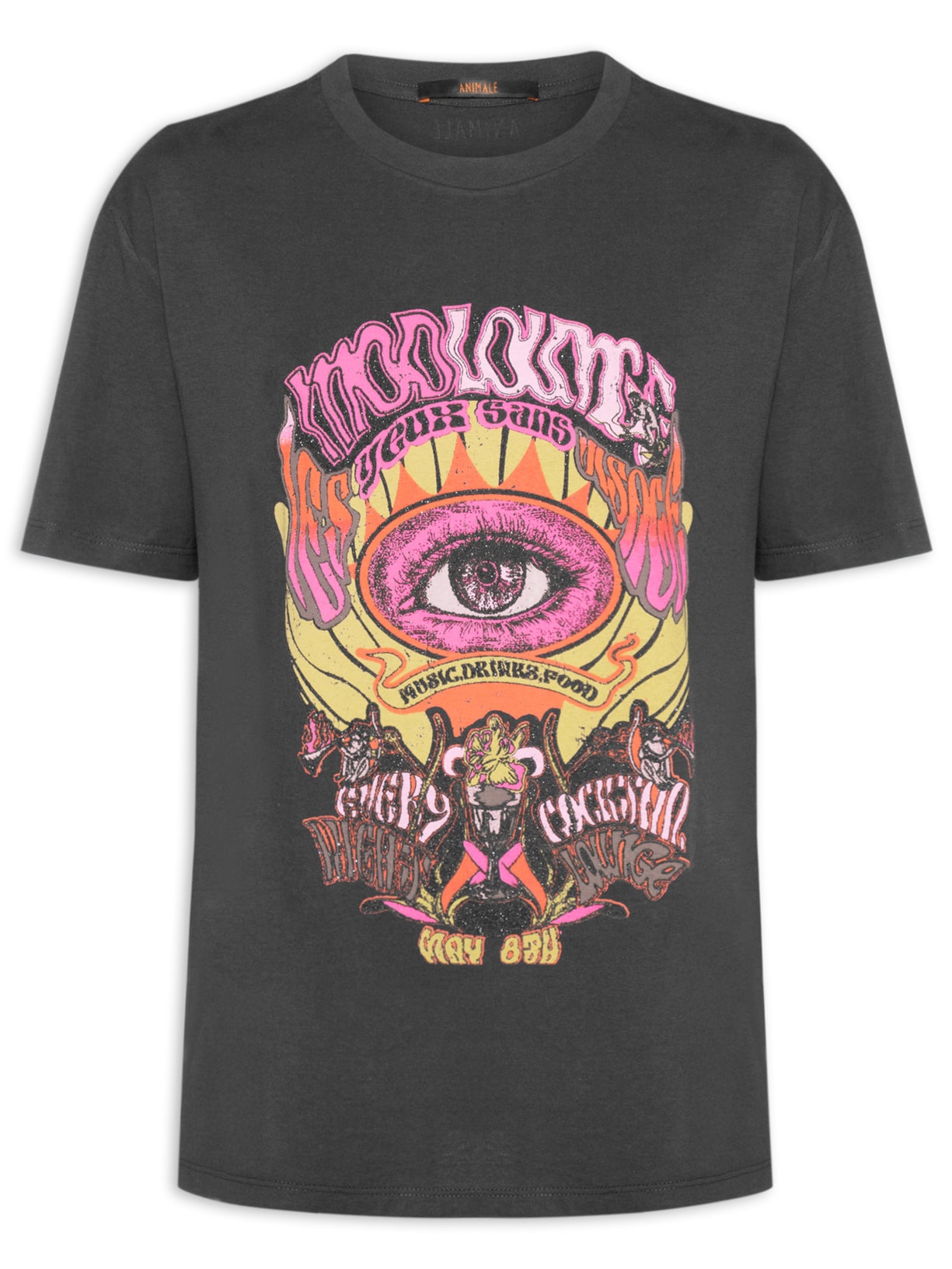 Camiseta Feminina Fun Mod Lounge Caviar - Preto