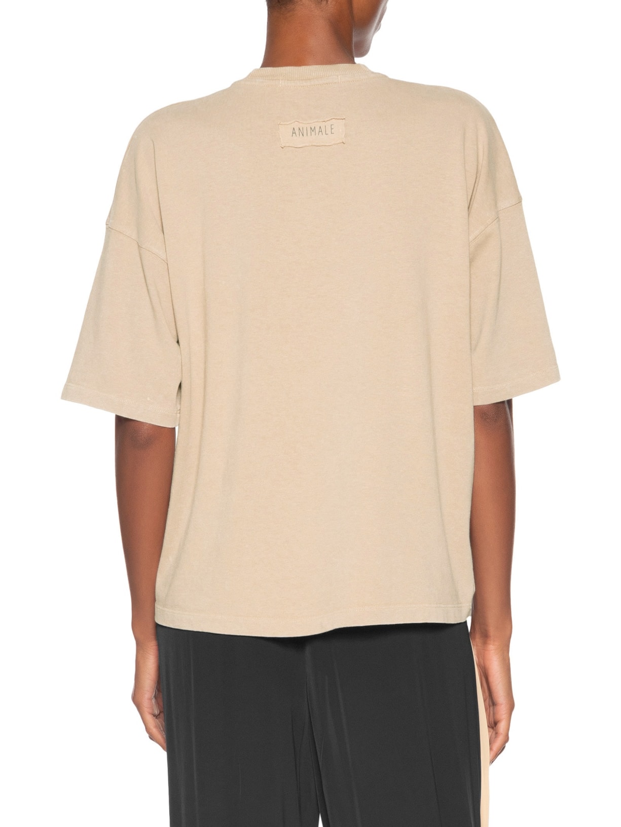 Camiseta Feminina Fun Monsure Marrom Animale