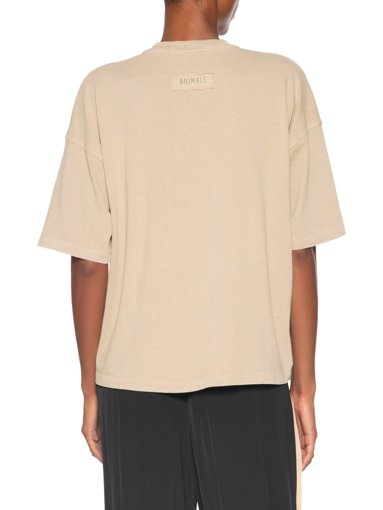 Camiseta Feminina Fun Monsure Marrom Animale