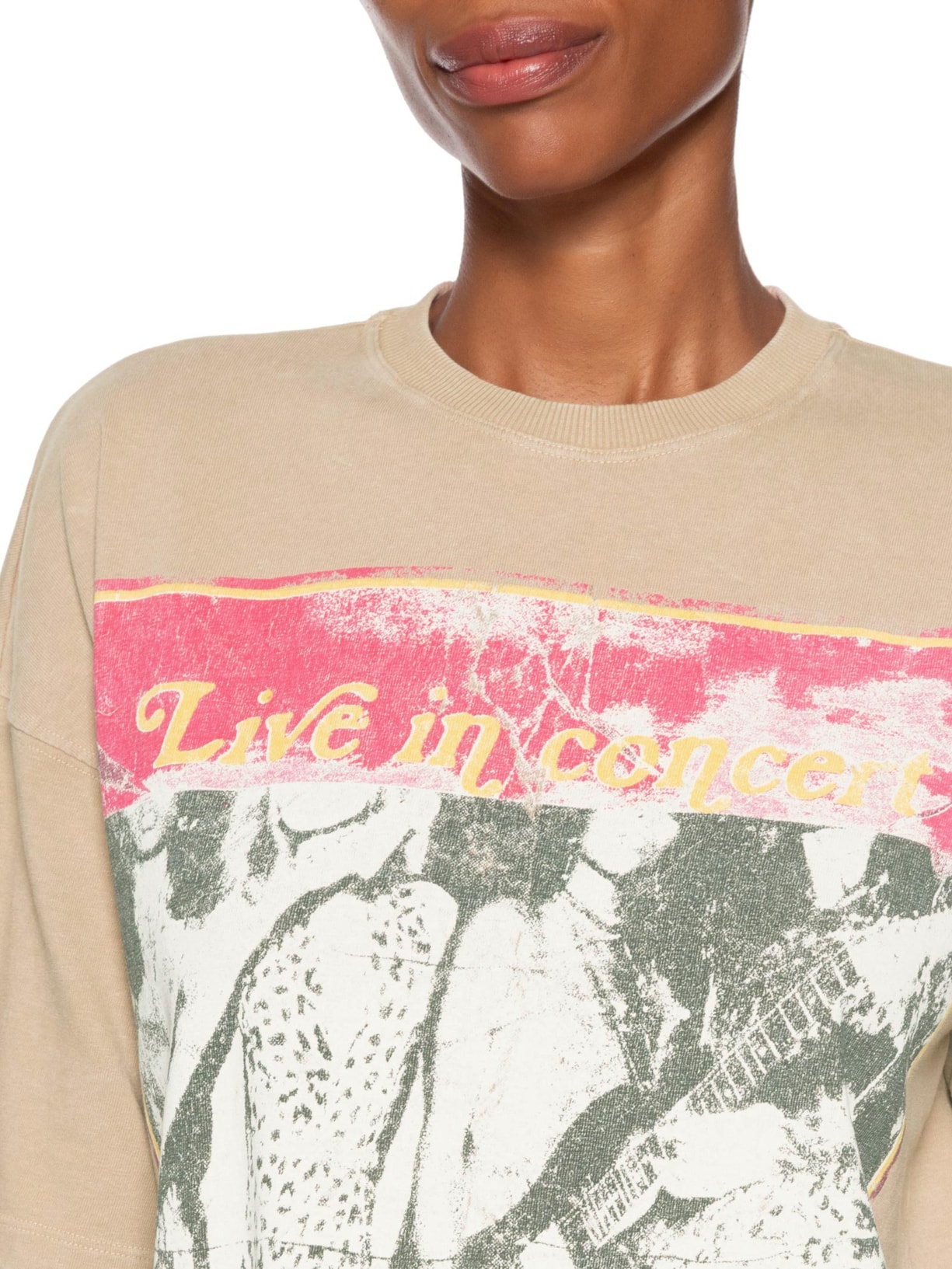 Camiseta Feminina Fun Monsure Marrom Animale