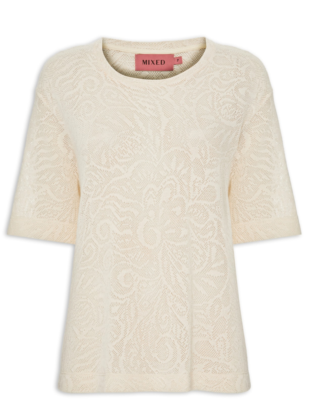 Camiseta Feminina Gavea V27 Bege Mixed