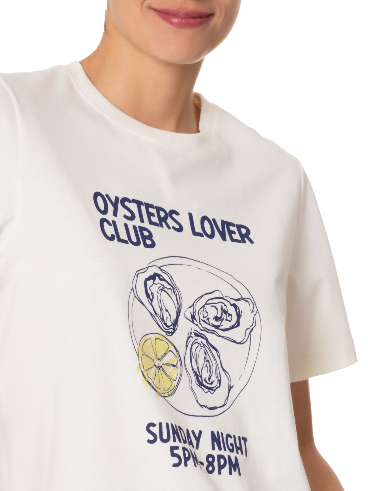 Camiseta Feminina Gisela Off White Iorane