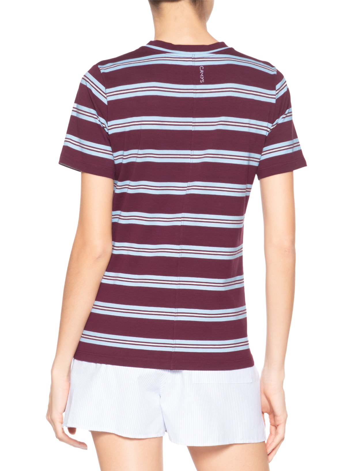 Camiseta Feminina Gola Redonda Vermelho Camys