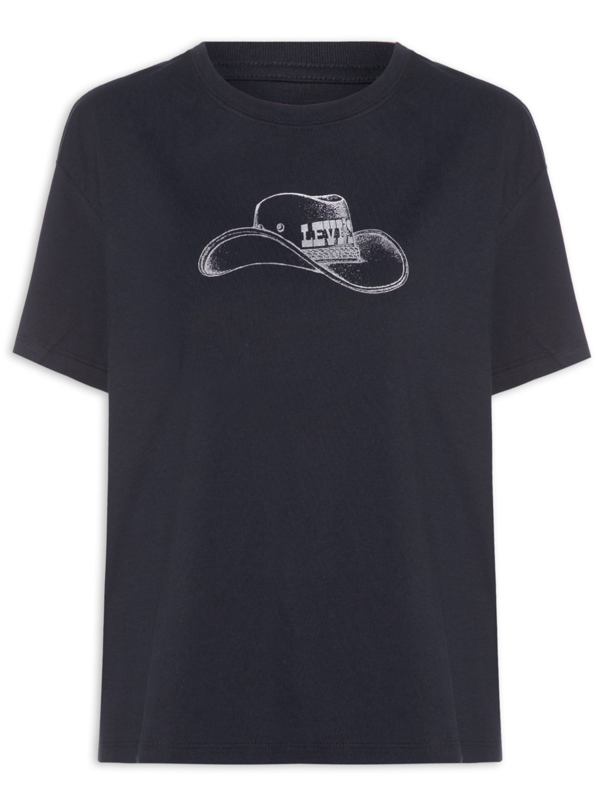 Camiseta Feminina Gr Anyday Tee Preto Levi's
