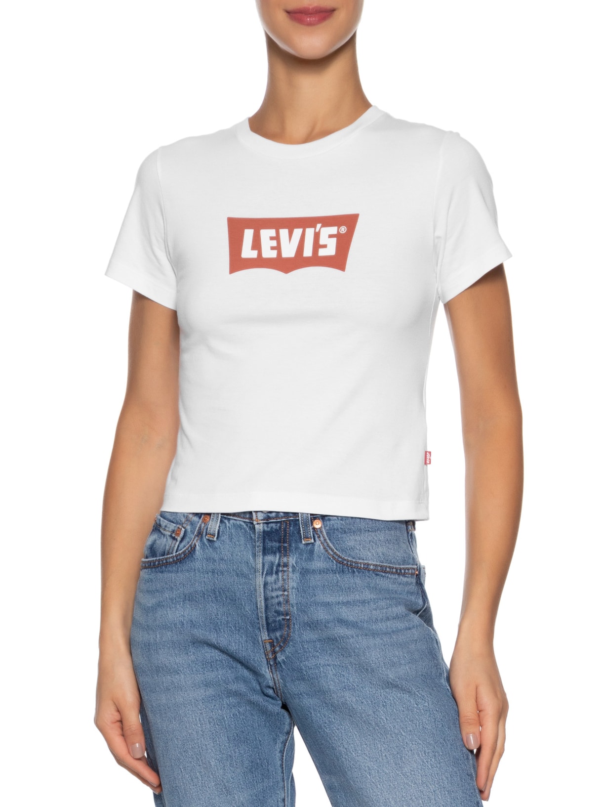 Camiseta Feminina Gr Essential Sporty Tee Branco Levi's