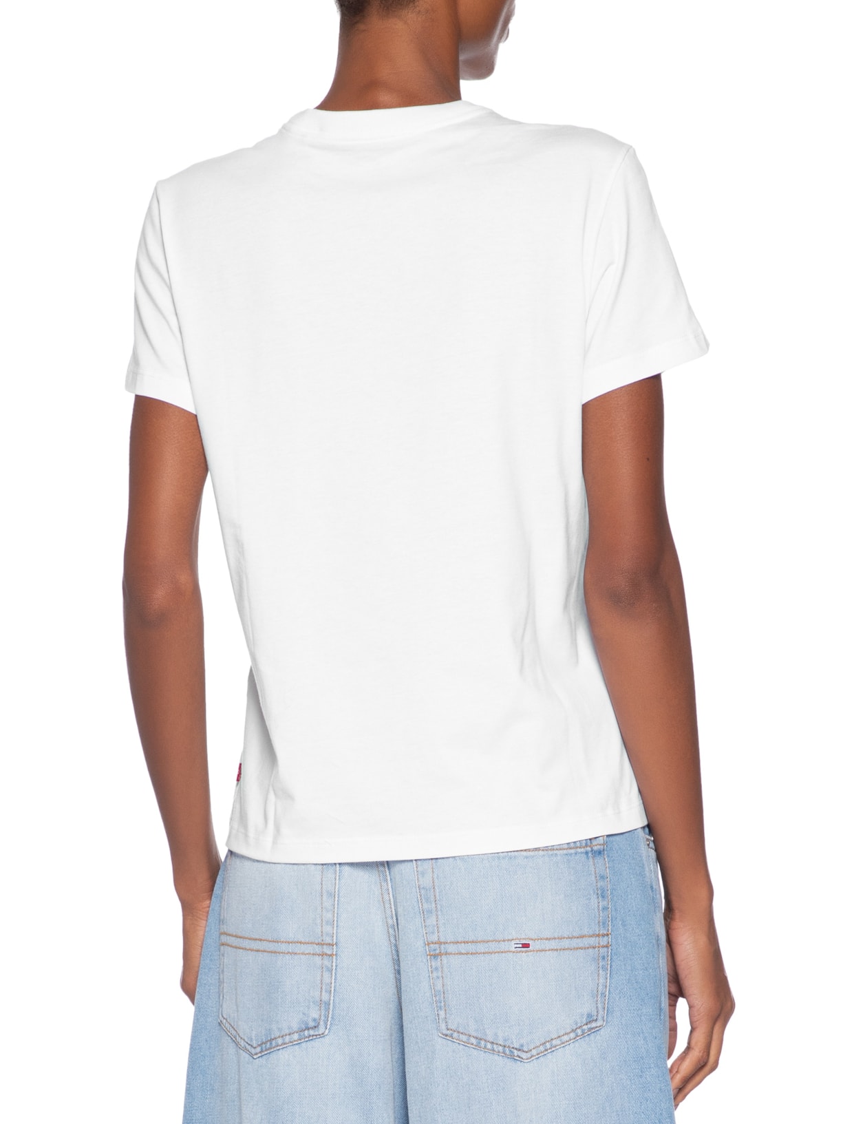 Camiseta Feminina Gr Favorite Serif Logo Tee Branco Levi's