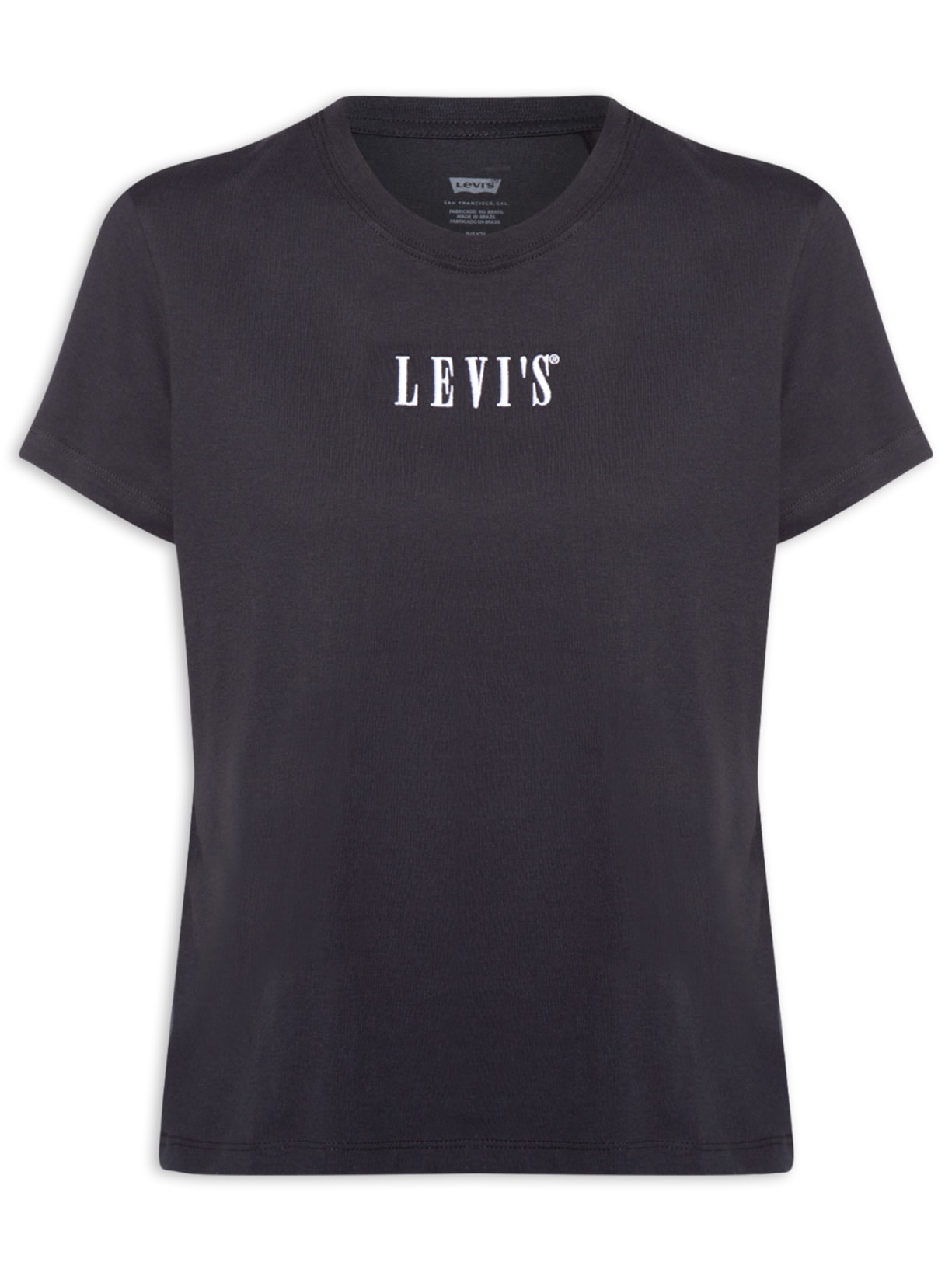 Camiseta Feminina Gr Favorite Serif Logo Tee - Preto