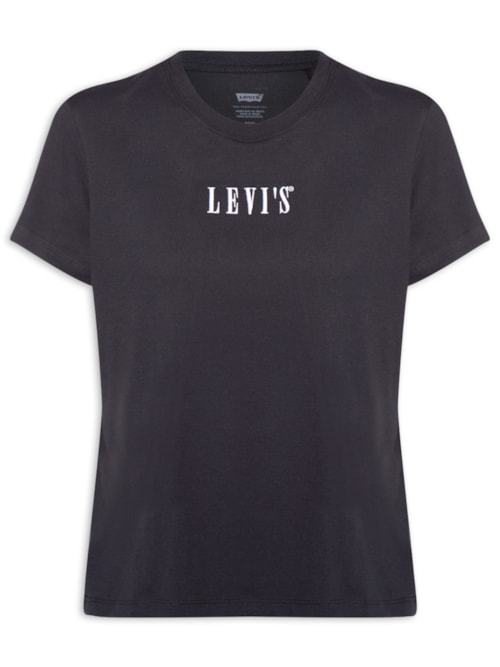 Camiseta Feminina Gr Favorite Serif Logo Tee - Preto