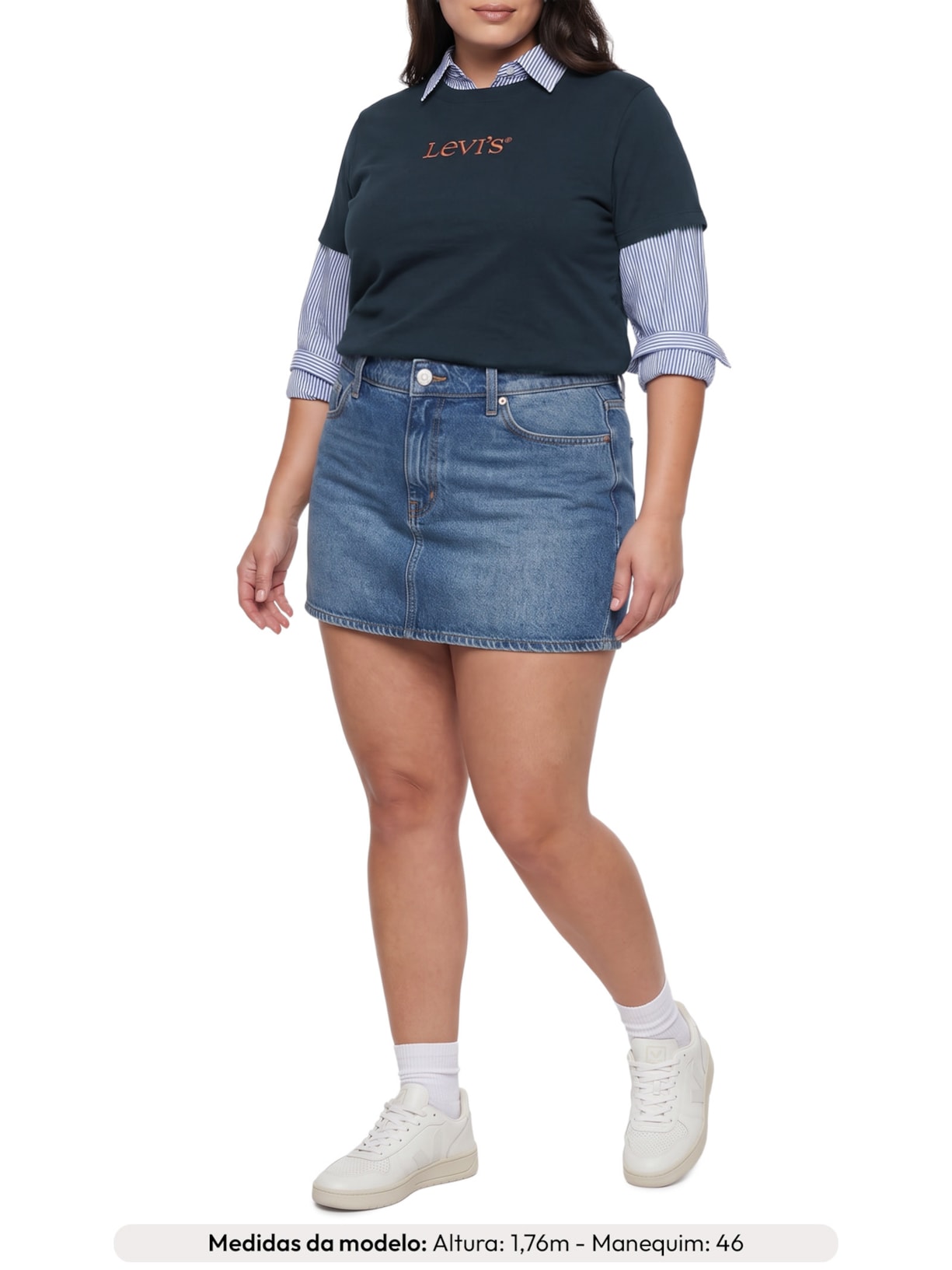 Camiseta Feminina Gr Favorite Tee Azul Levi's