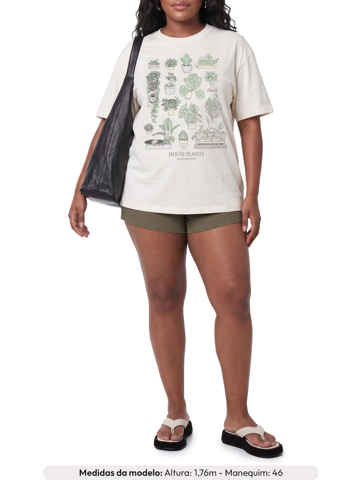 Camiseta Feminina Gr Tabor Tee Off White Levi's