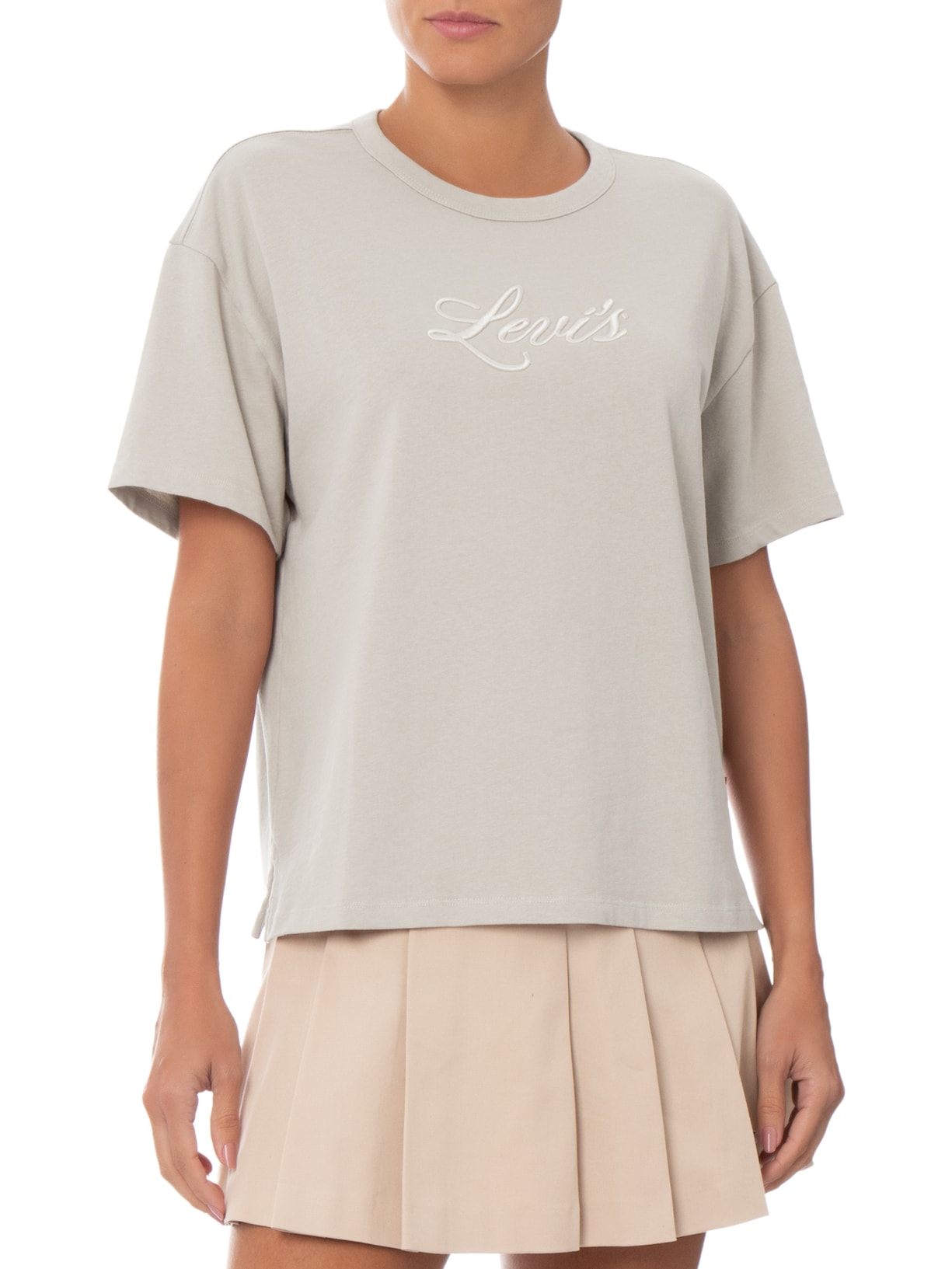 Camiseta Feminina Gr Vintage Tee Bege Levi's