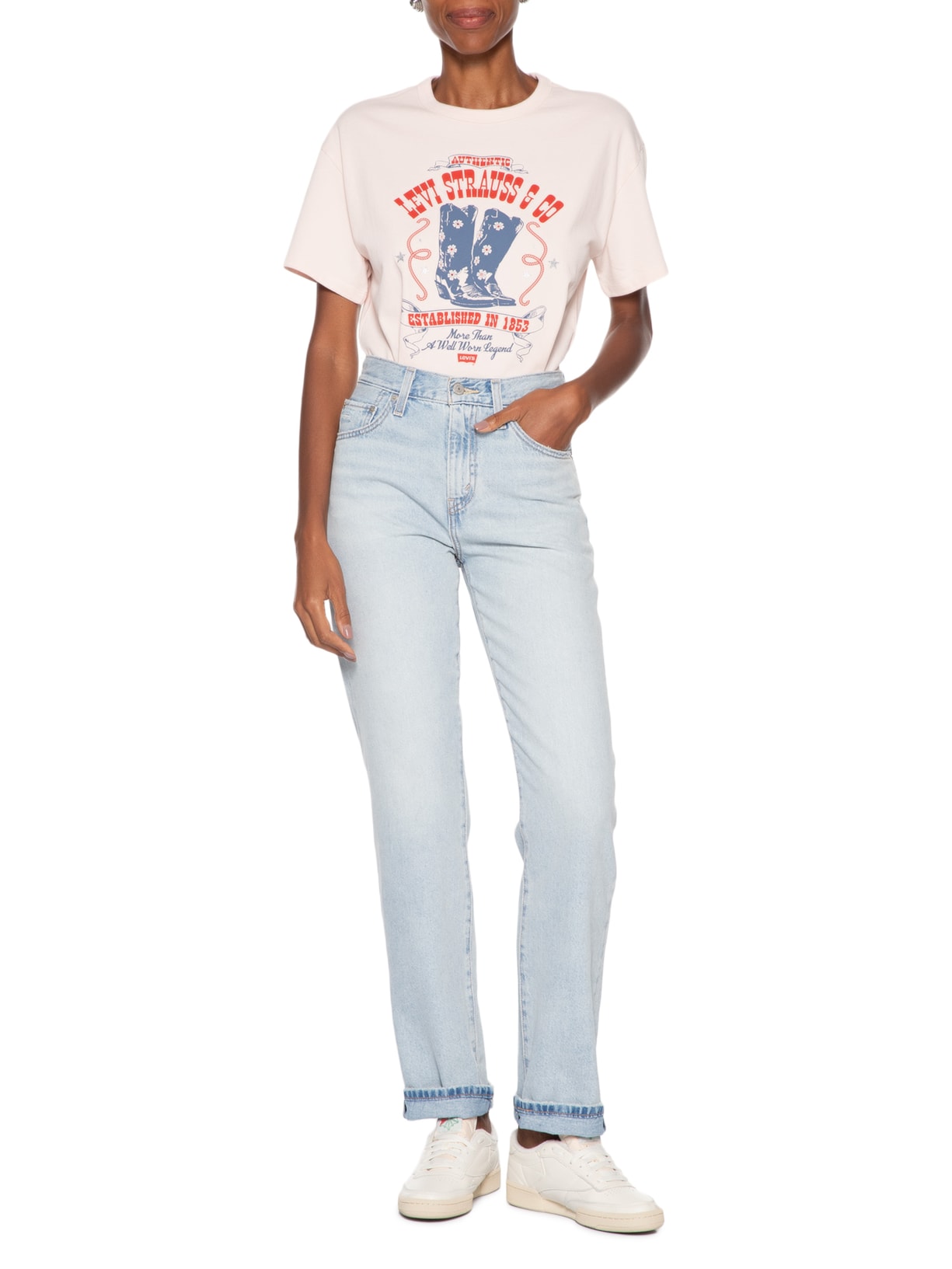 Camiseta Feminina Gr Vintage Tee Rosa Levi's