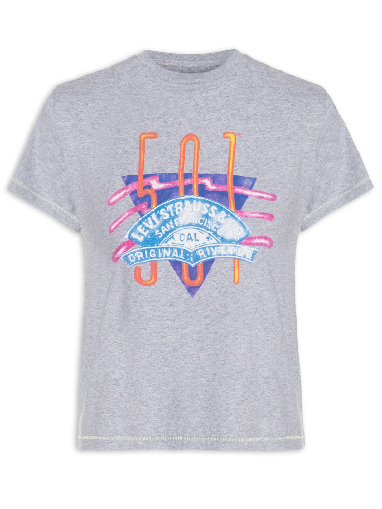 Camiseta Feminina Graphic Classic Tee - Cinza