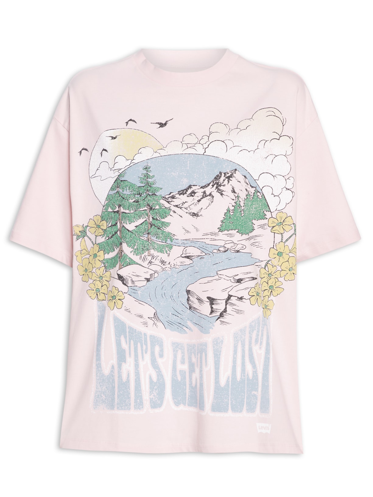 Camiseta Feminina Graphic Short Stack Tee - Rosa