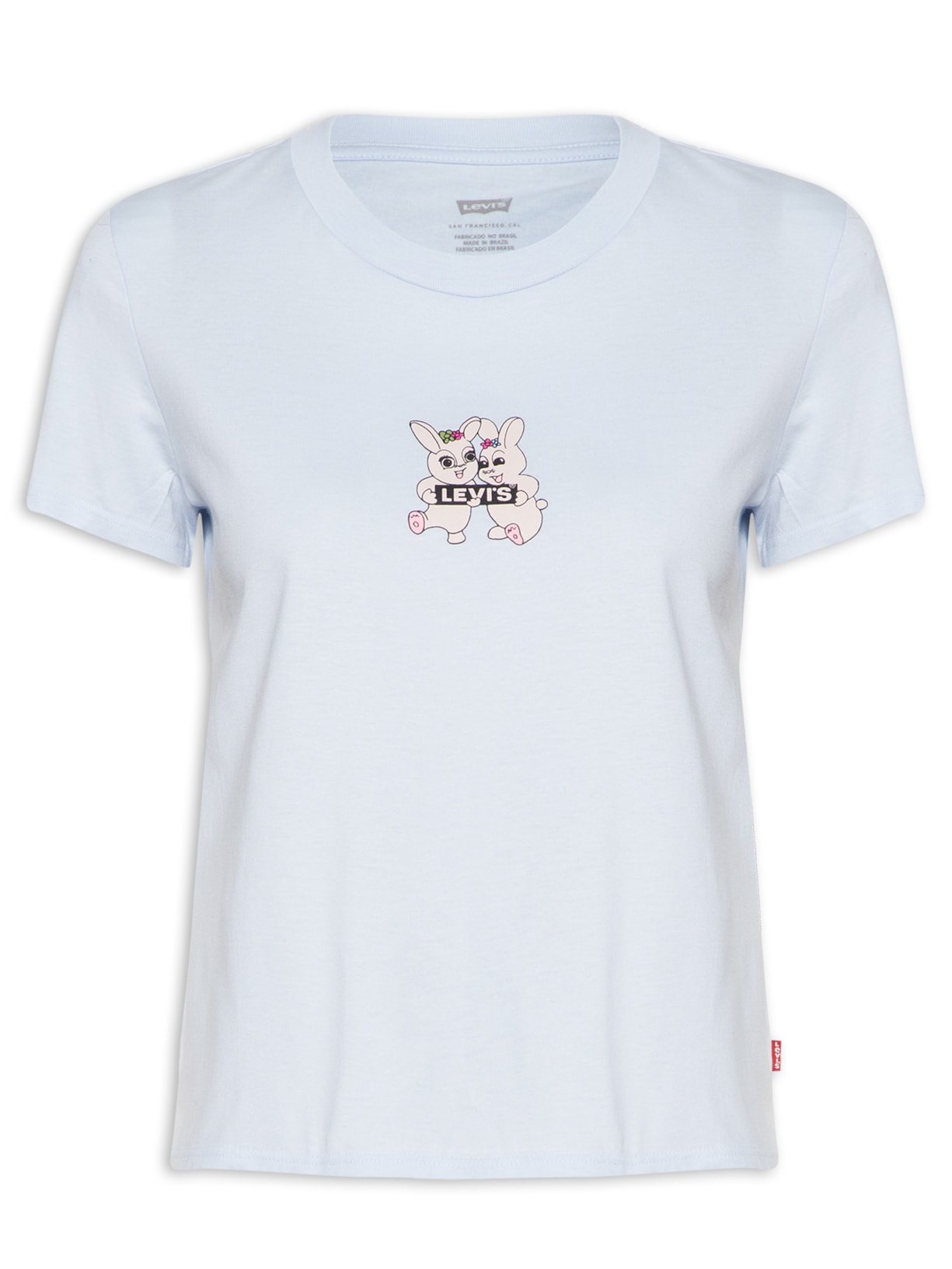 Camiseta Feminina Graphic Surf Tee - Azul