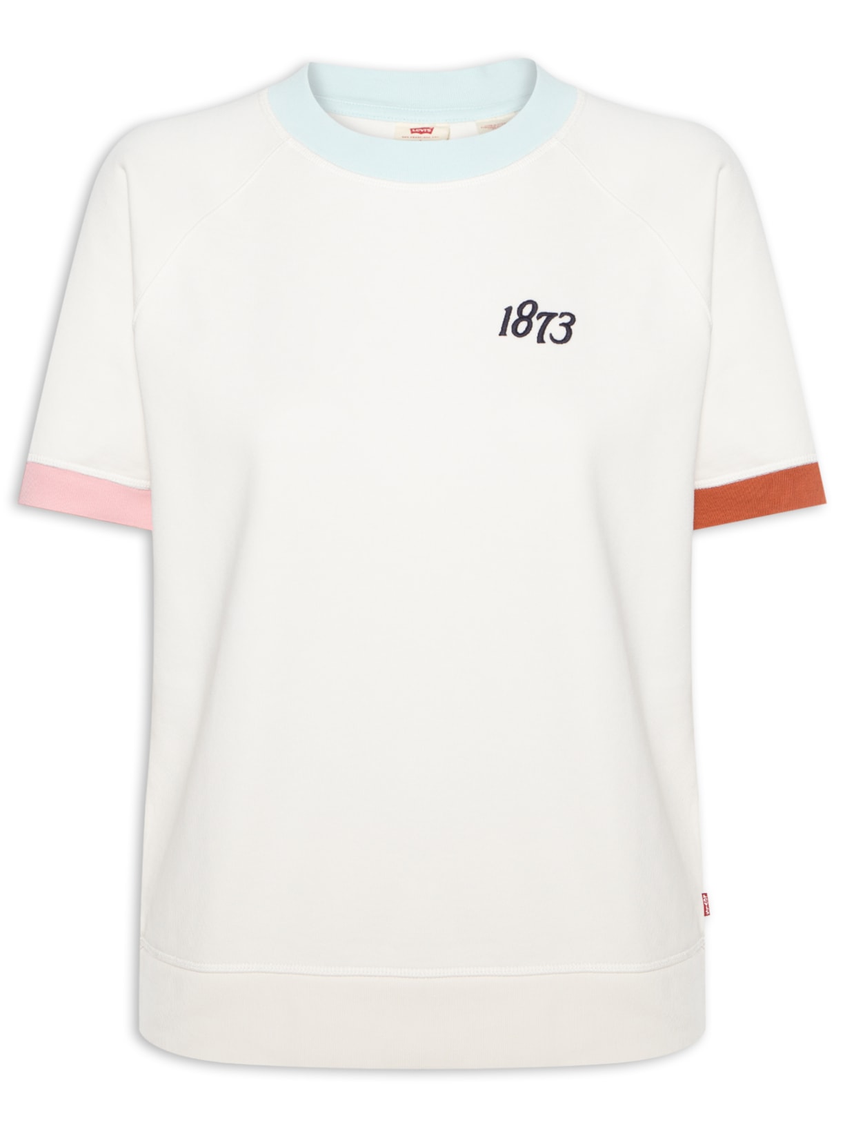 Camiseta Feminina Graphic Sweatshirt - Off White