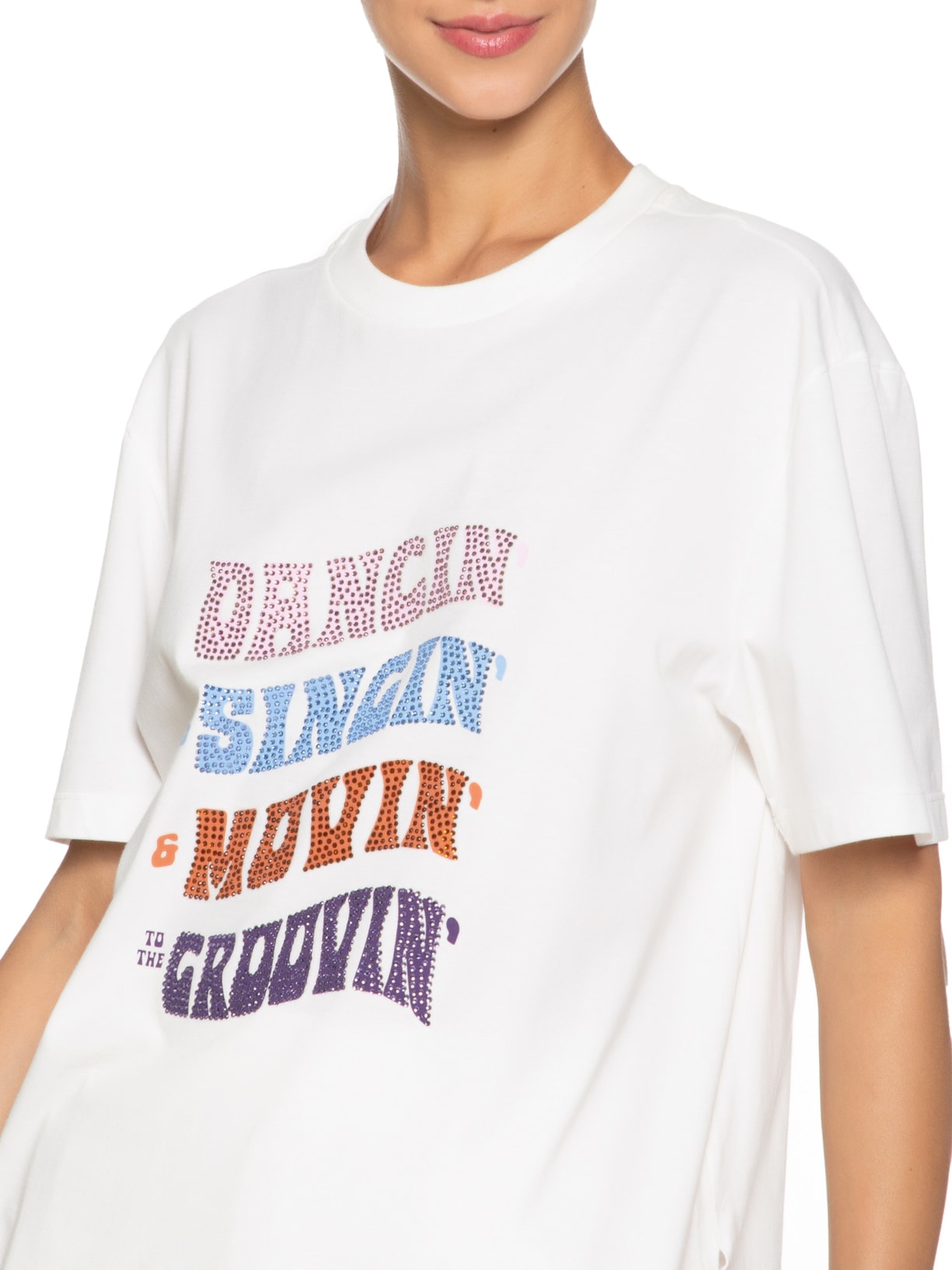 Camiseta Feminina Groove Branco Nxt Lvl